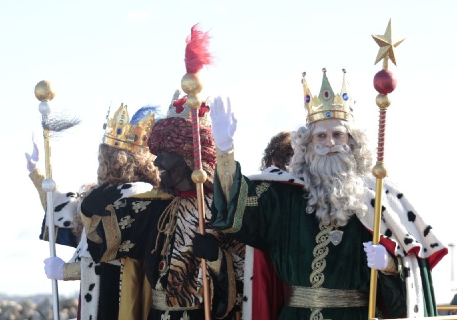 Los Reyes Magos, en Rota.