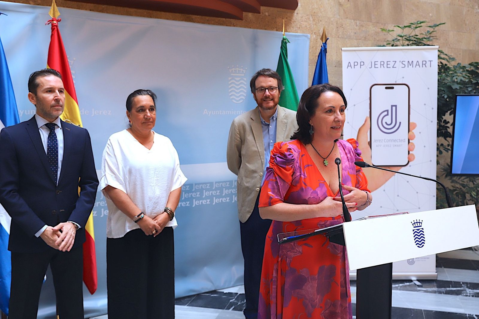 Nela García, durante el Encuentro Empresarial.