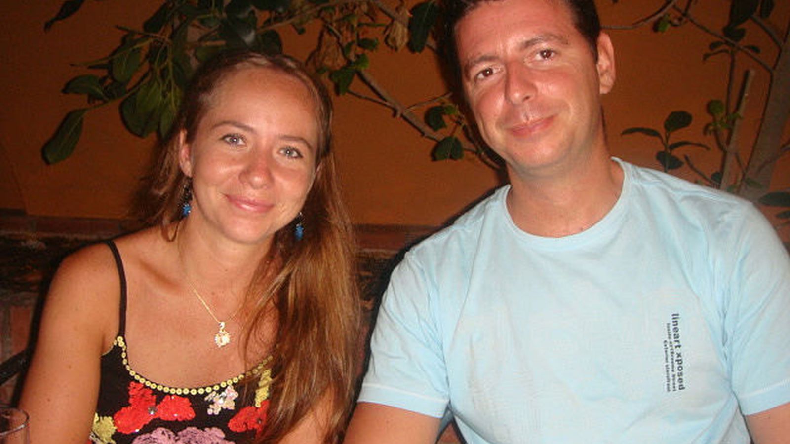 Yulia Lantukh y Sergio Oliva, cuando eran pareja.