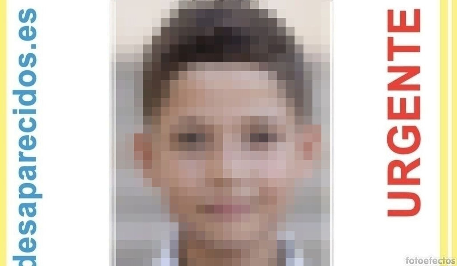 Cartel de la desaparición.