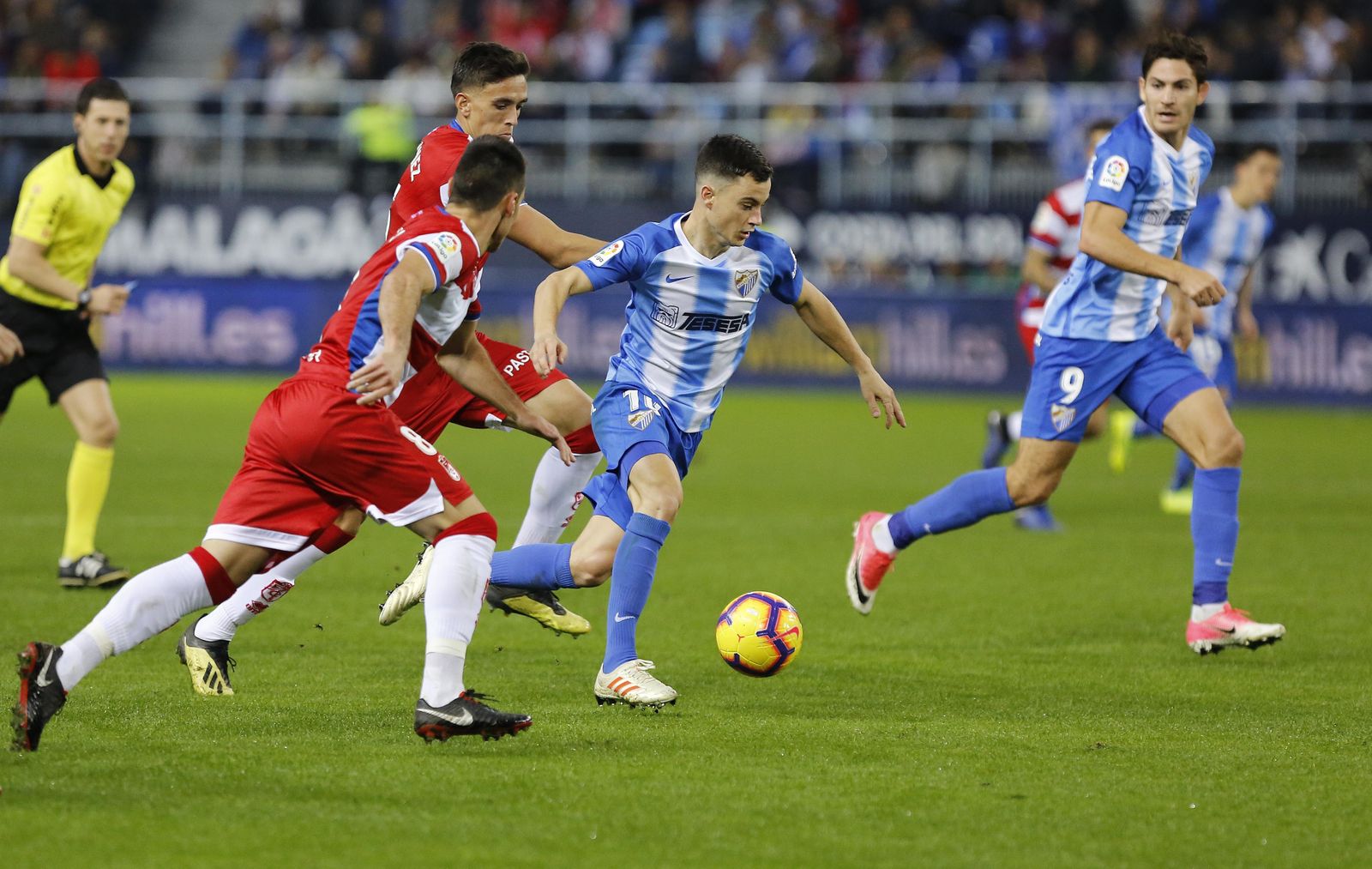 Las imágenes del Málaga-Granada