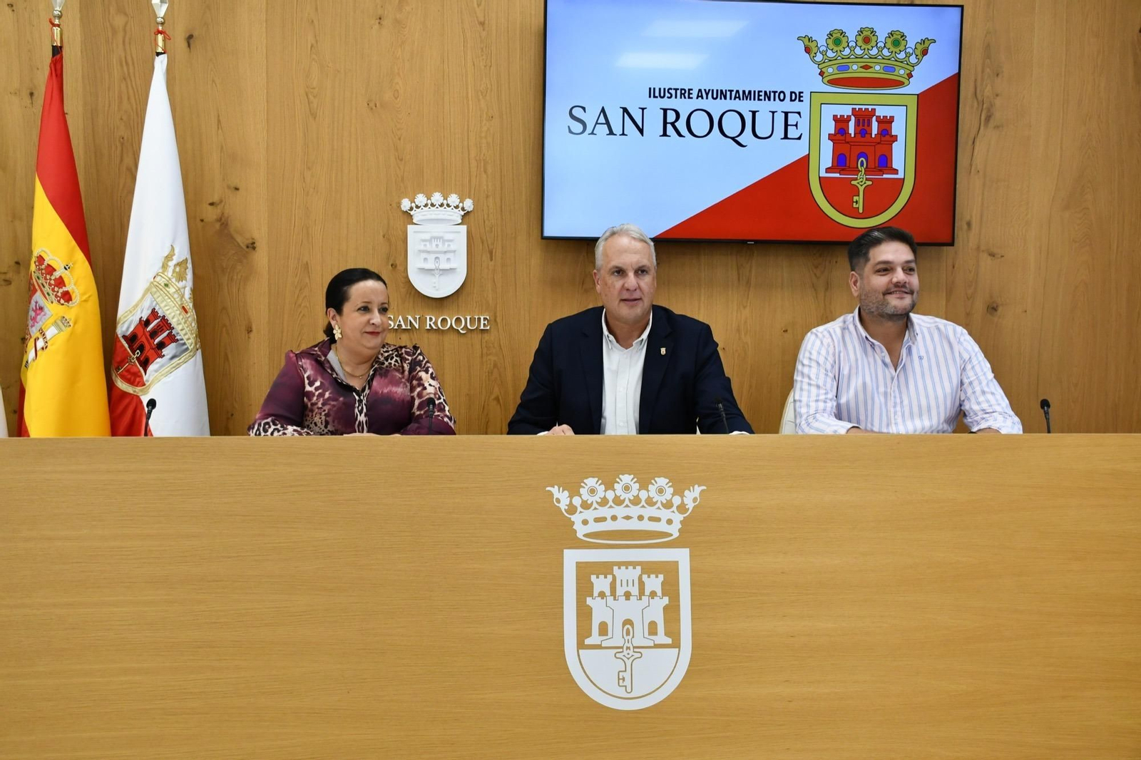 De izquierda a derecha: María del Mar Collado, Juan Carlos Ruiz Boix y Abel Heredia.