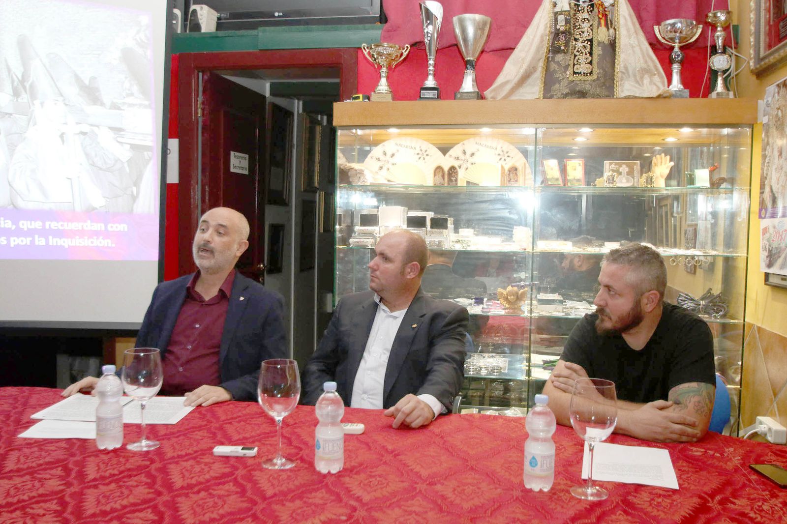 En la mesa presidencial estuvieron Fernando Salas, Francisco Javier Giménez y Sergio Aguilar.