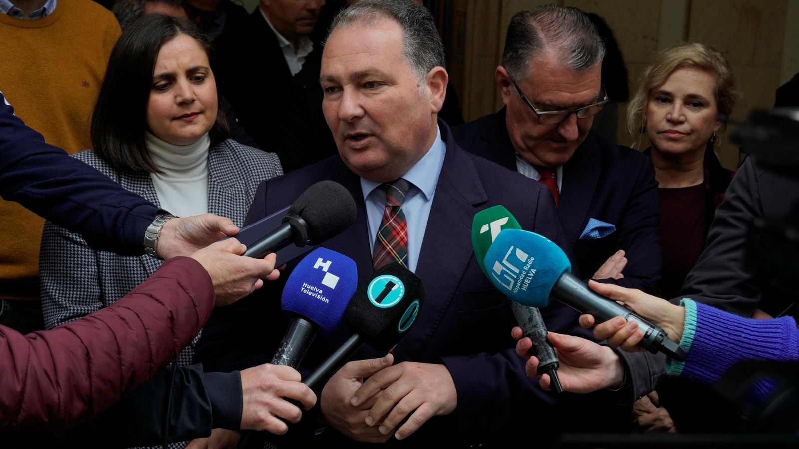 El presidente de la Diputación Provincial de Huelva, David Toscano.