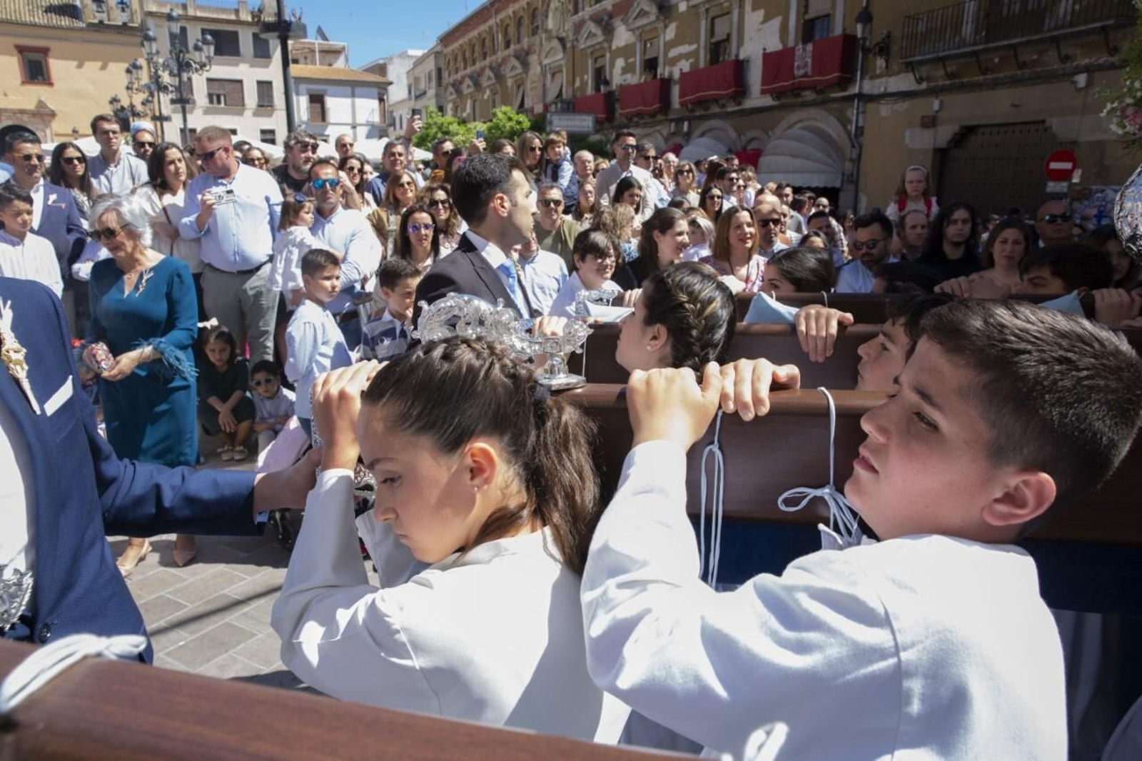 Domingo de Ramos en Montilla: La procesión de la Borriquita, en imágenes