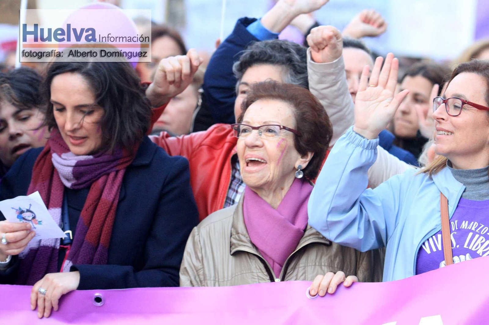 Imágenes de la manifestación del 8-M en lucha por la igualdad