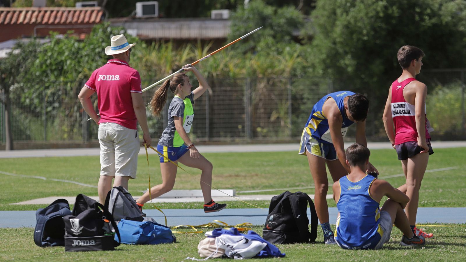 Fotos el control federativo provincial de atletismo en Algeciras