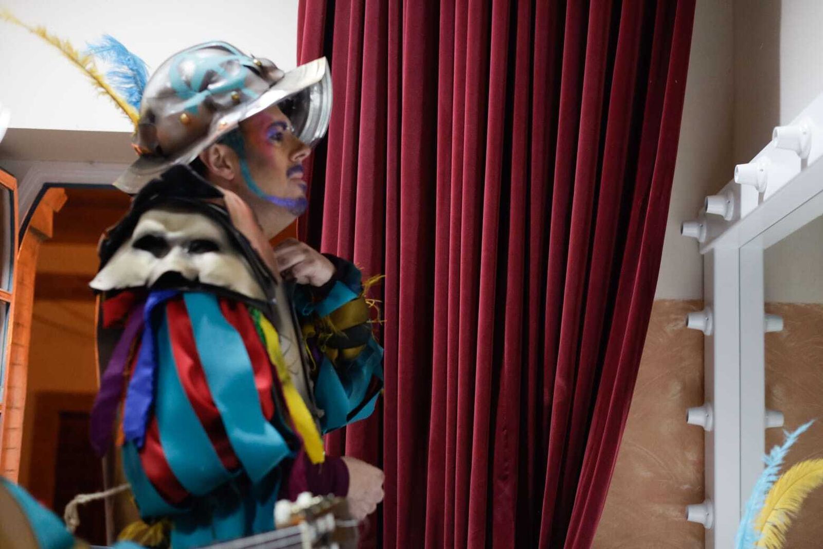 El ambiente en los camerinos del Falla