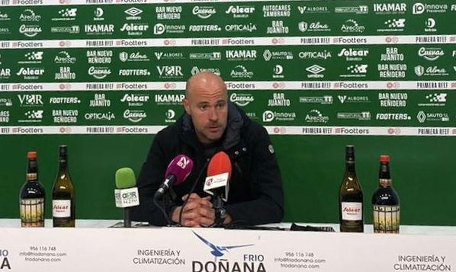 Xavi Calm, el miércoles tras la derrota del ATB en Sanlúcar