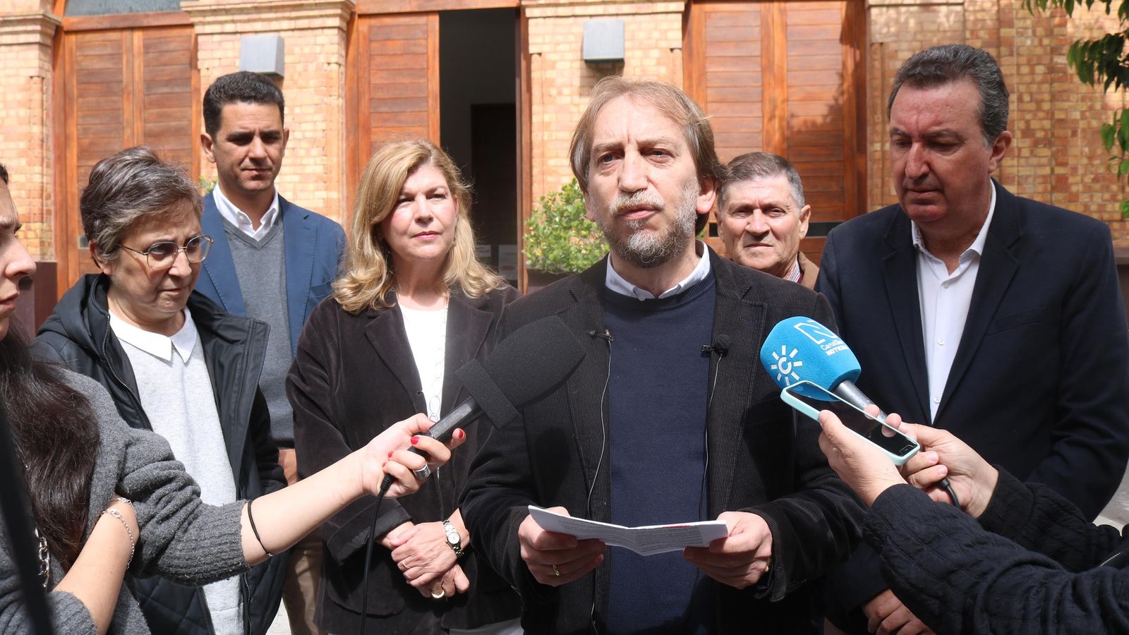 El alcalde de Nerva, Rafael Prado, en declaraciones.