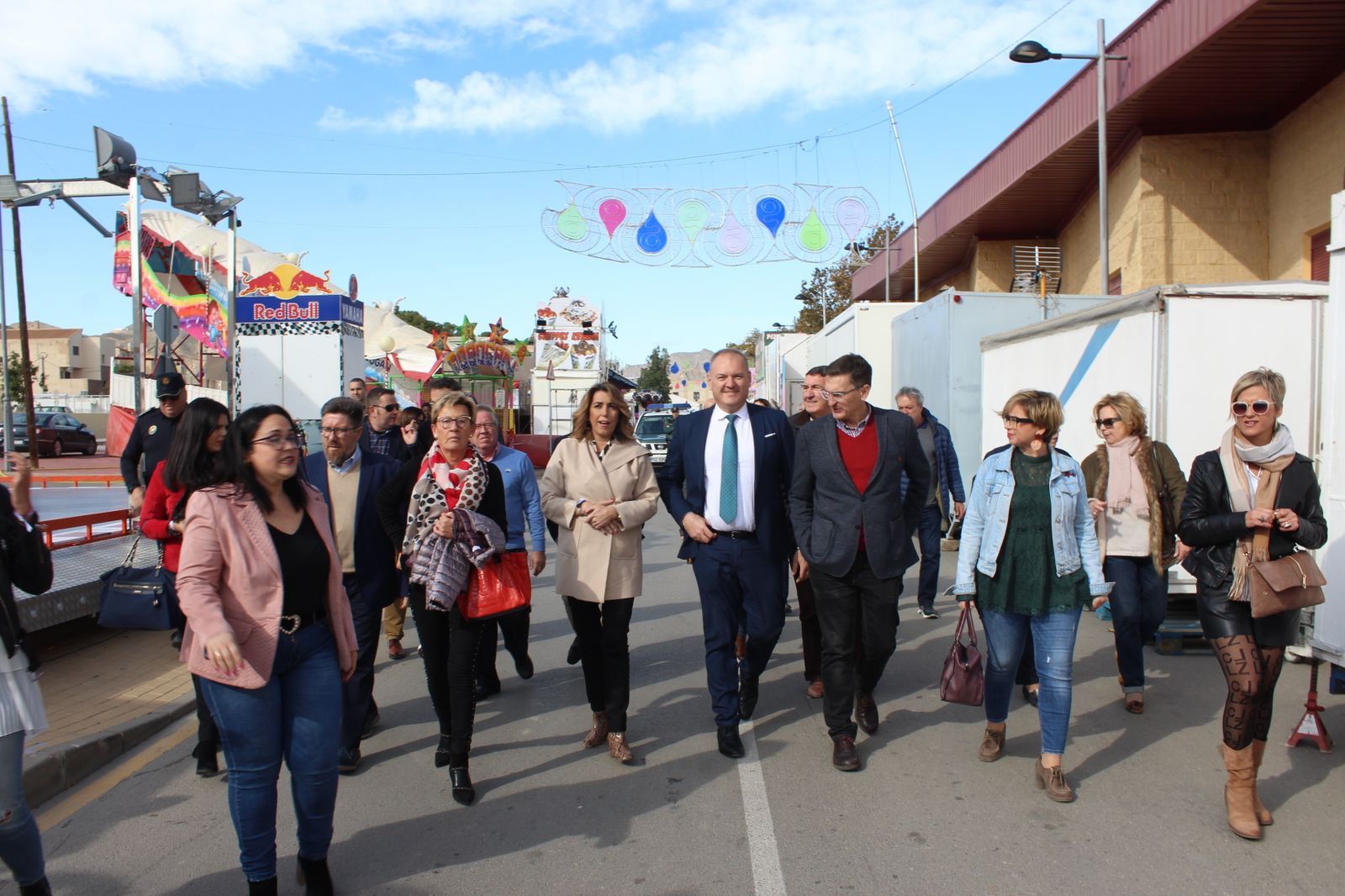 Susana Díaz visita la Feria de Cuevas del Almanzora