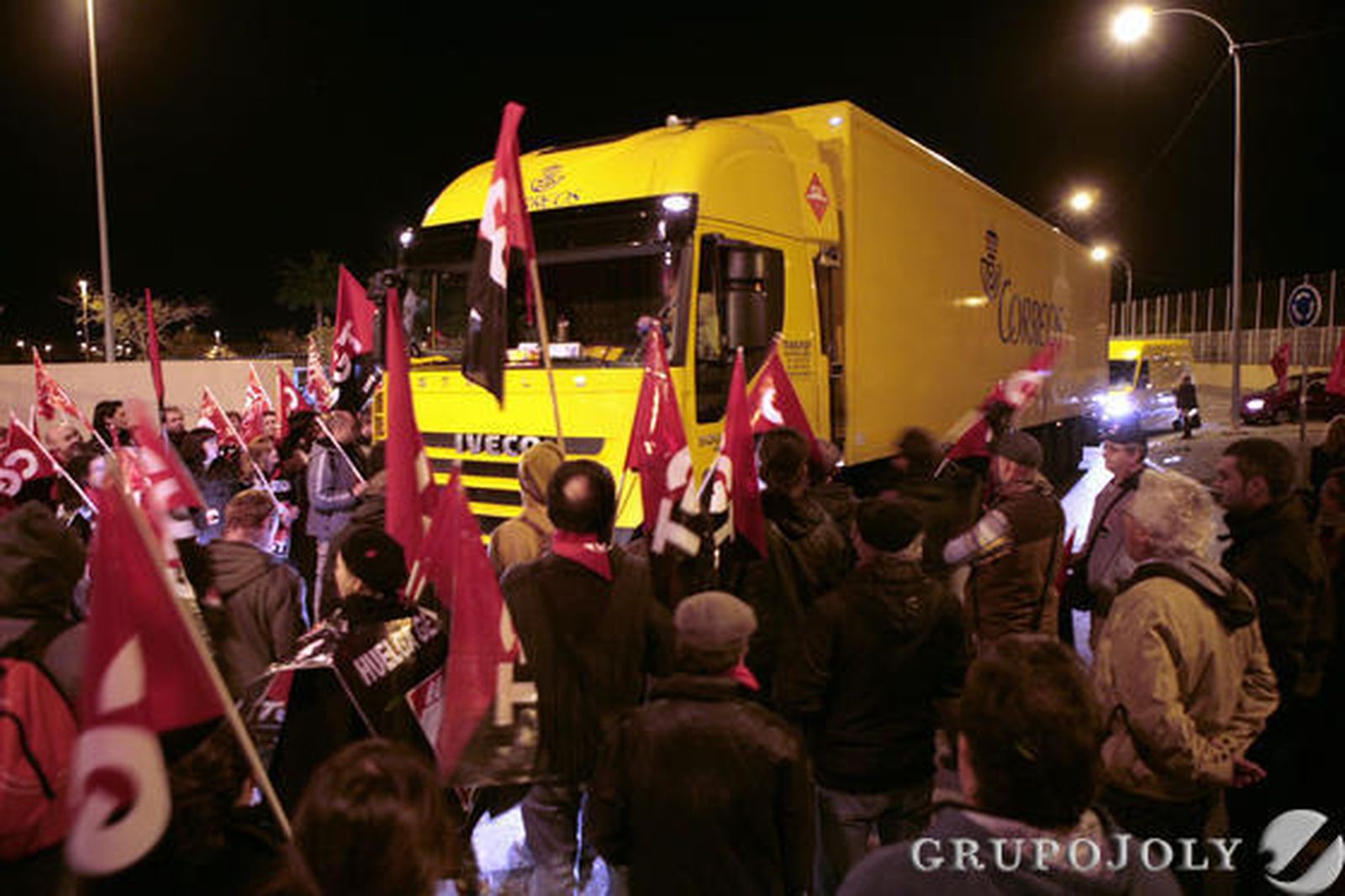 Huelga general en Mercasevilla.   Foto: Juan Carlos Muñoz