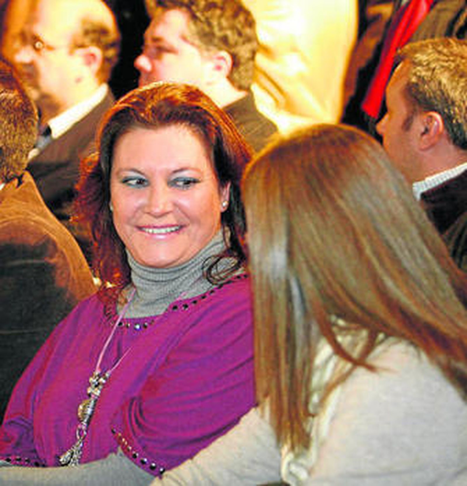 Purificación Moyano Jiménez en un acto reciente del PP.