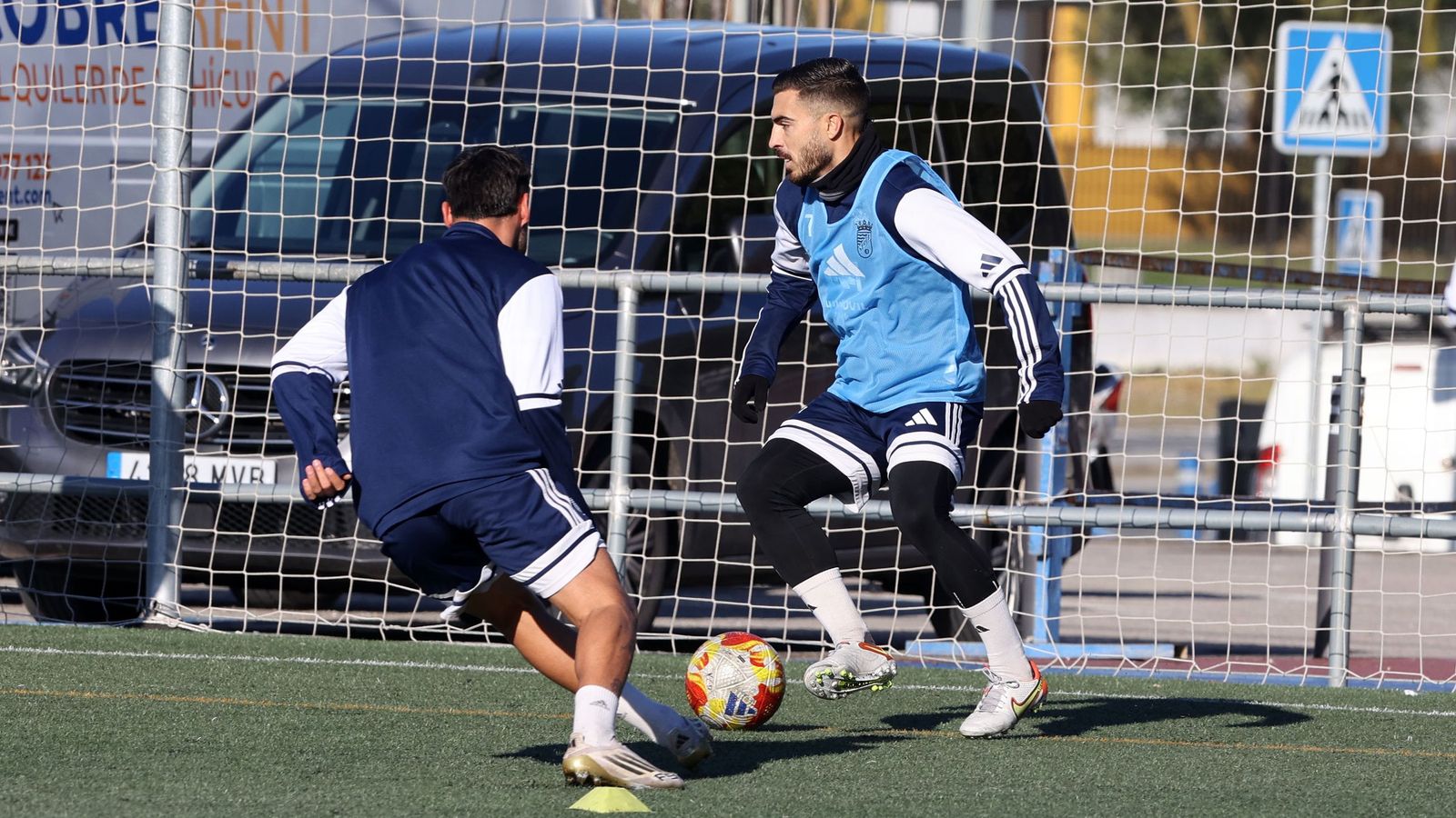 Imágenes del entrenamiento del Xerez CD en Picadueñas