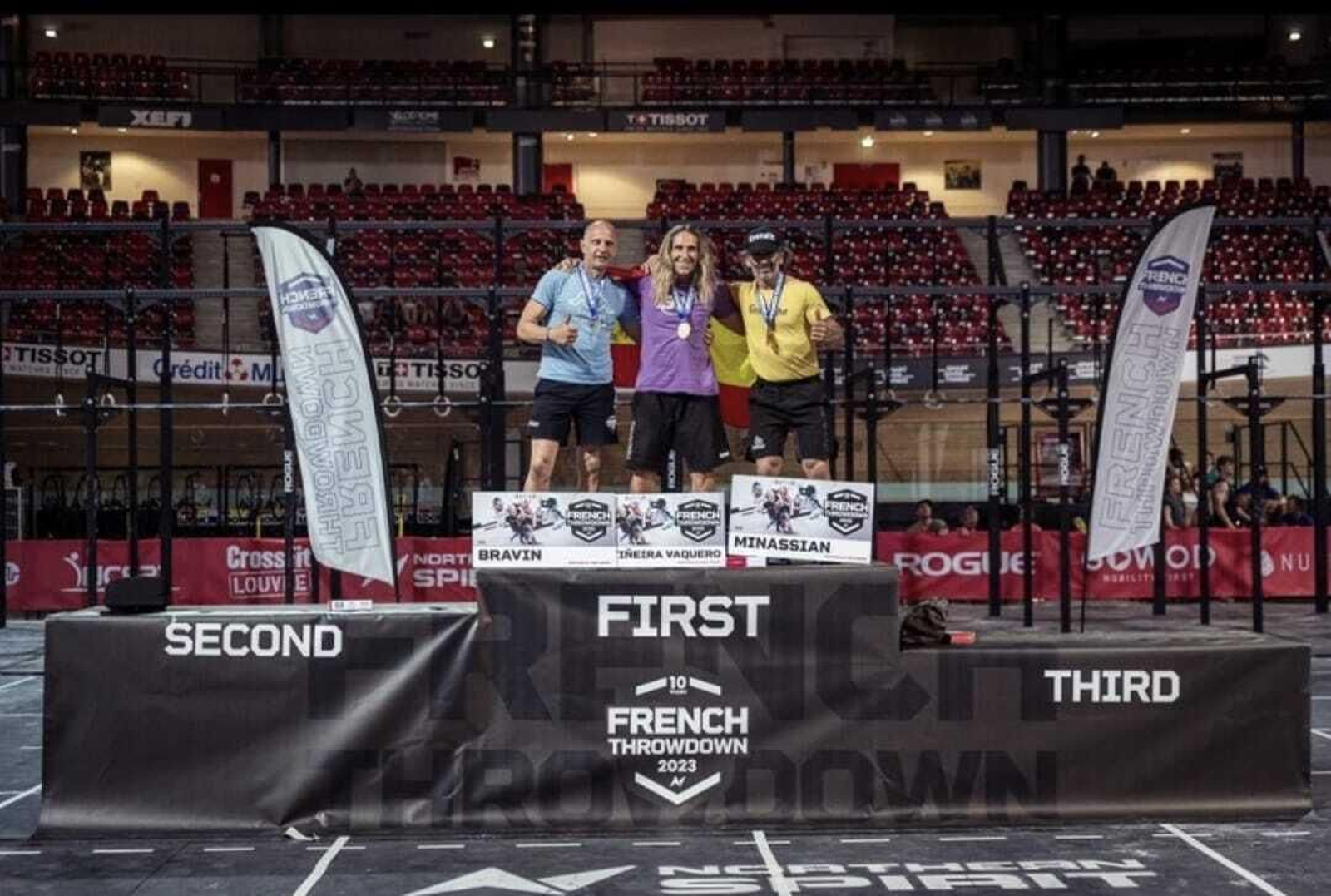 Raúl Castiñeira en el podio.