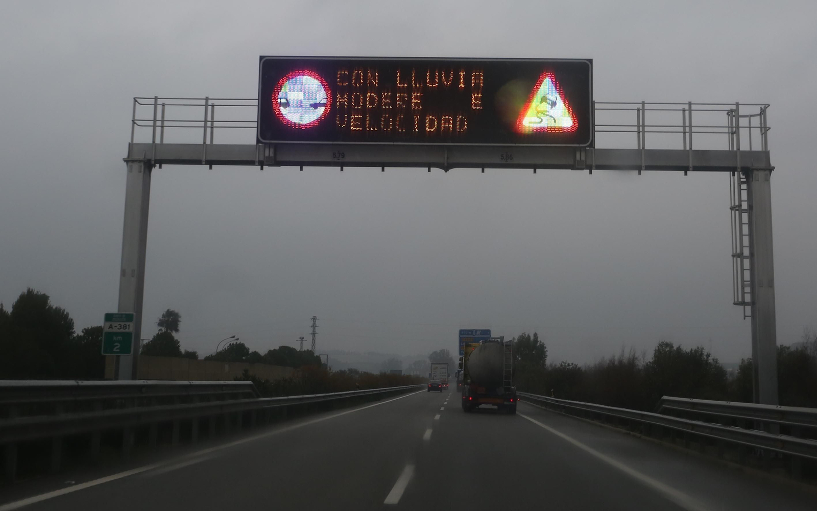 La Borrasca Gaetan descarga con fuerza en Jerez