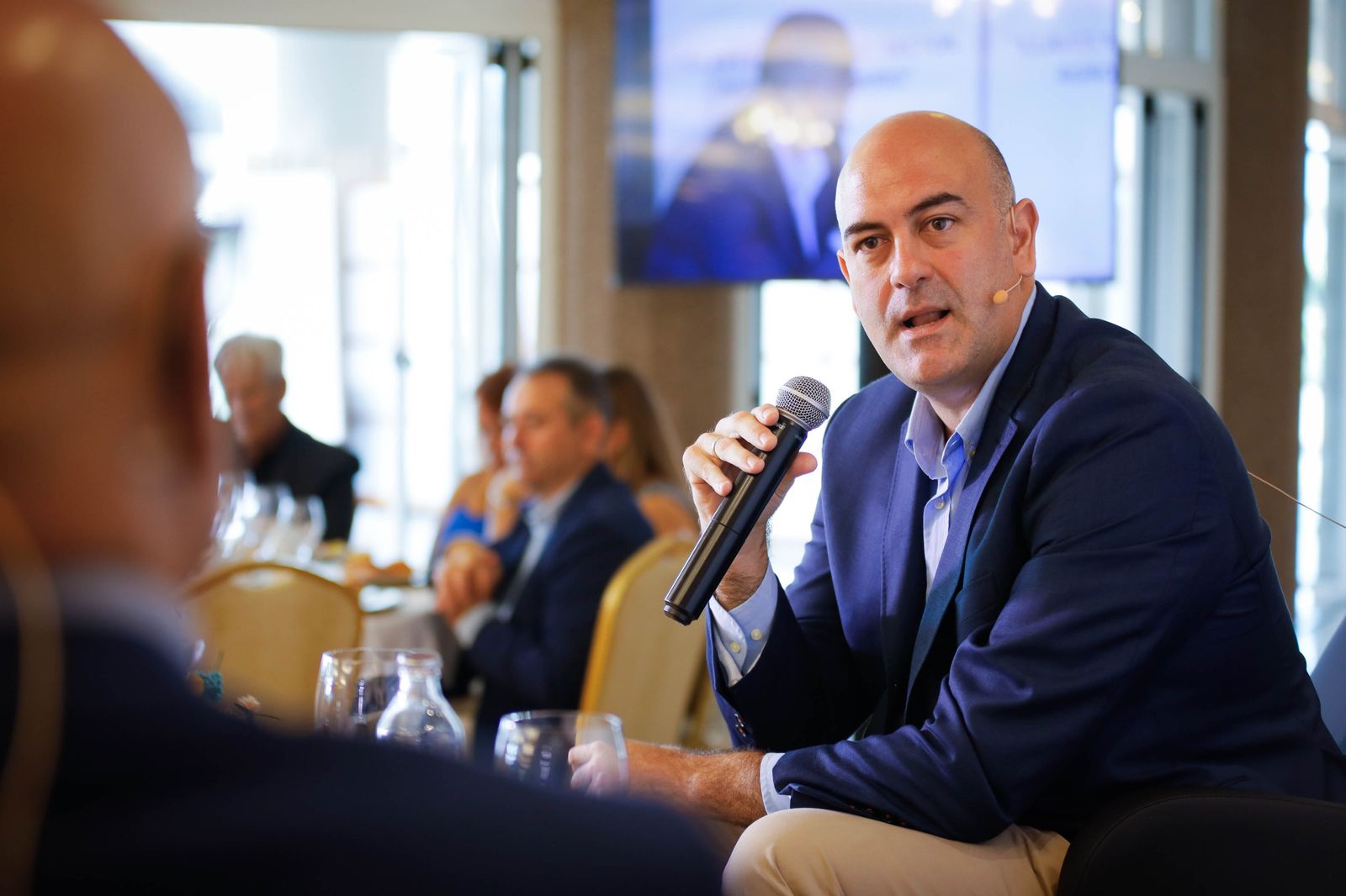 Imágenes del desayuno coloquio de Diario de Almería, con Jesús Barranco, CEO de La Unión