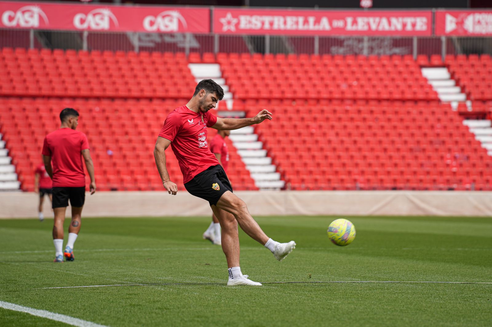 Así ha sido el entrenamiento del Almería este viernes