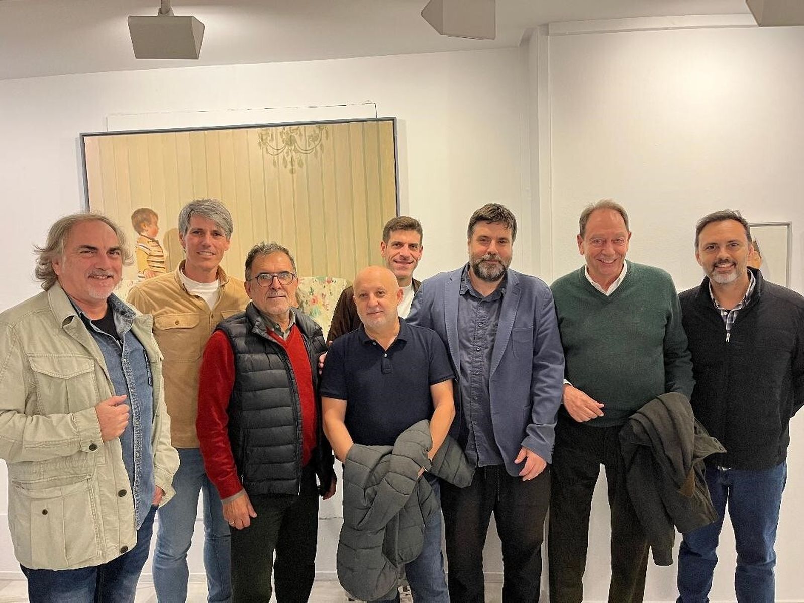 José Luis García Cossio, José Luis Mancillla, José Antonio Chanivet, Jorge Gallego, Eduardo Millán, Pepe Baena, Luis Machuca y Fernando Devesa.