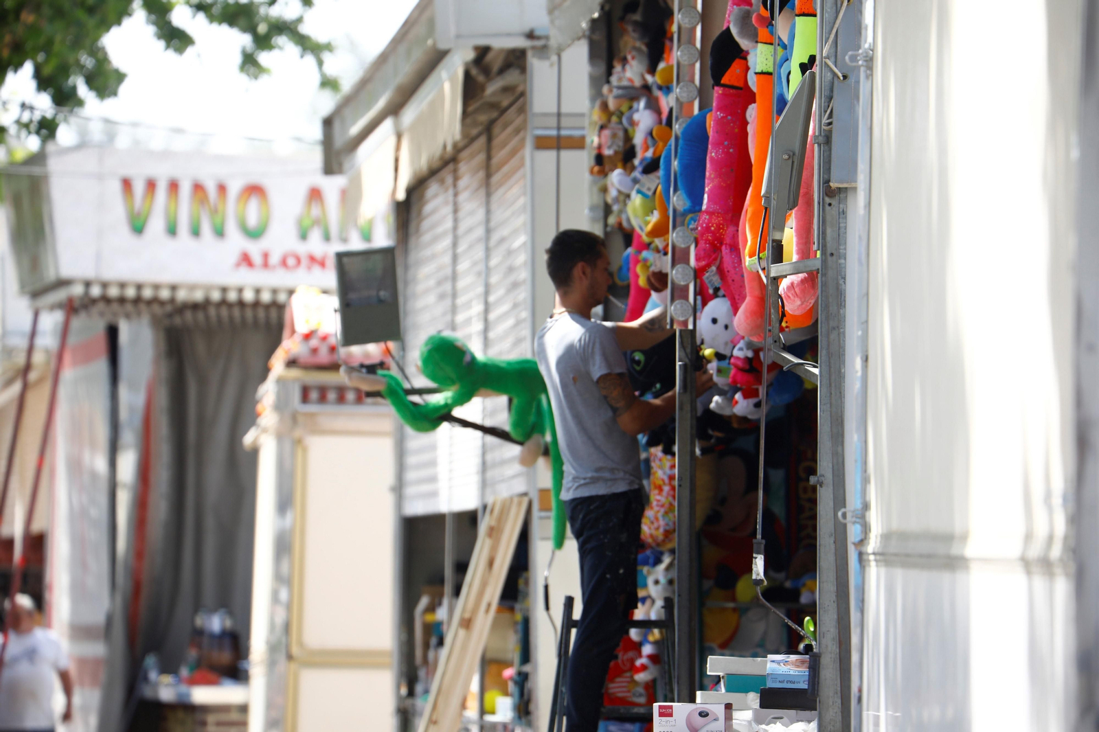 Todo listo en recinto ferial de El Arenal, en imágenes