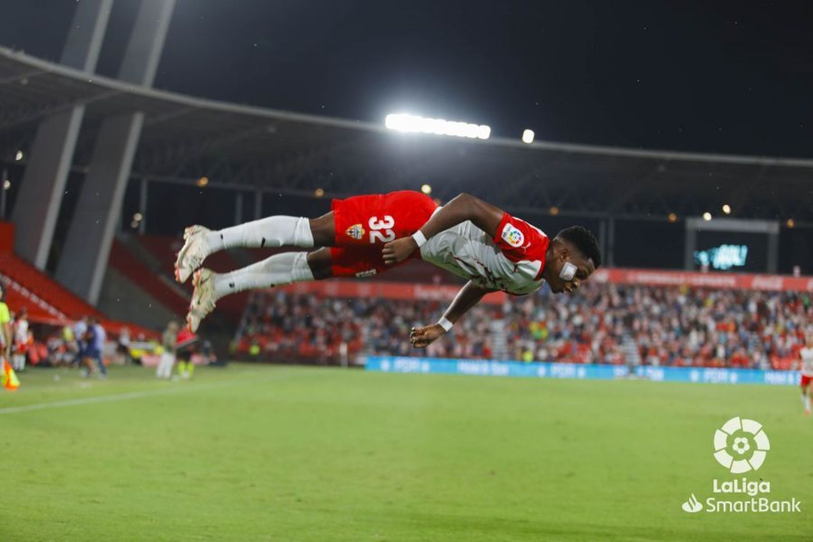 Ramazani celebra el 1-0, logrado de penalti