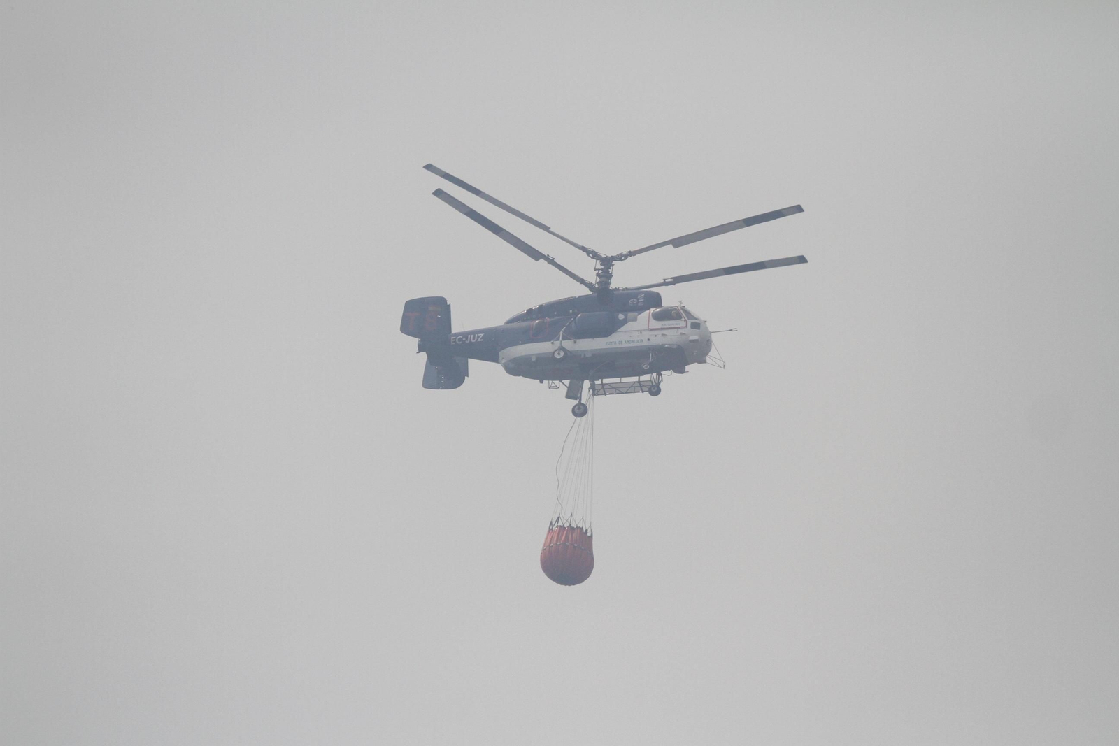 Las imágenes del incendio en Moguer y Mazagón