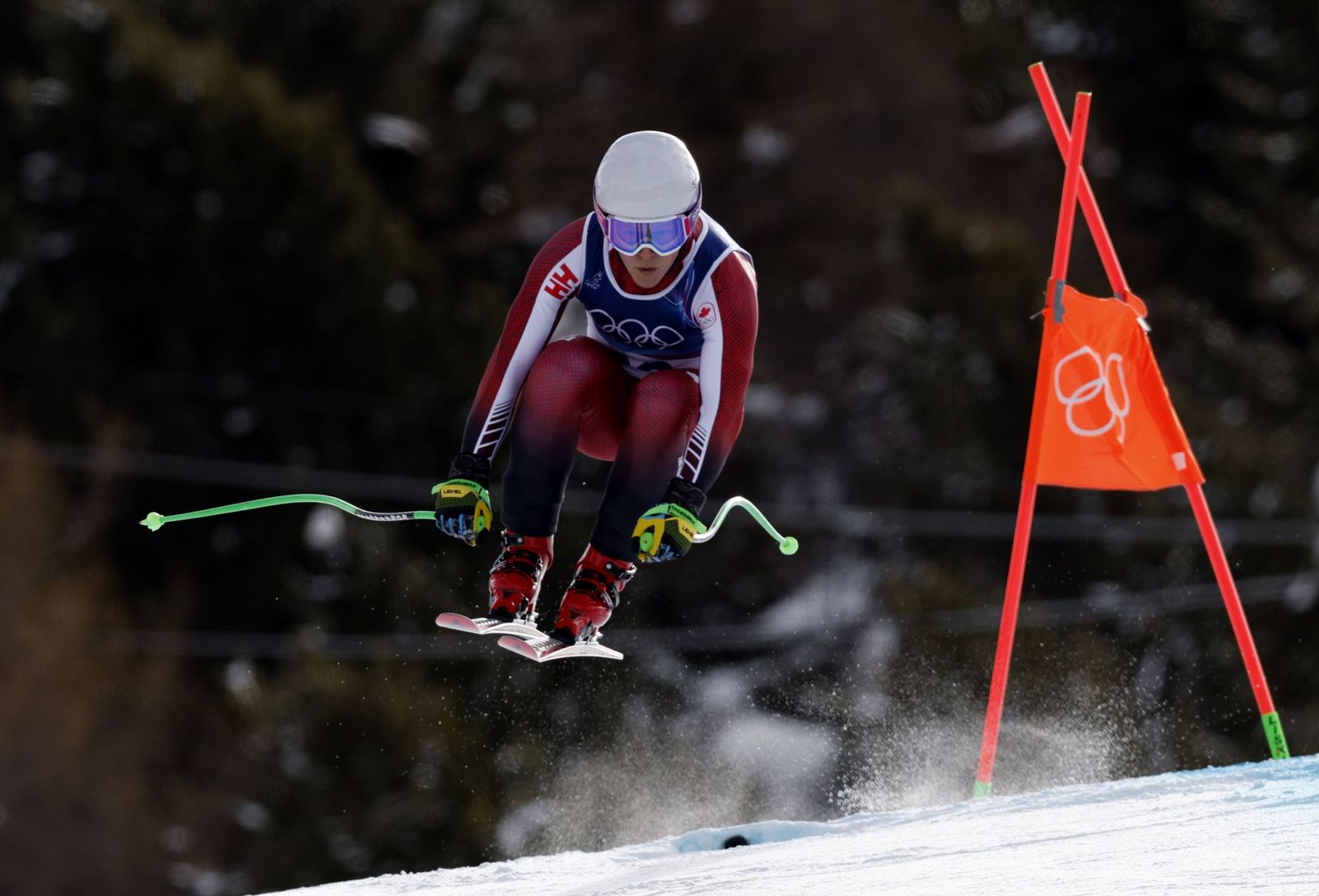 Las espectaculares fotos del descenso masculino en los Juegos Olímpicos de invierno