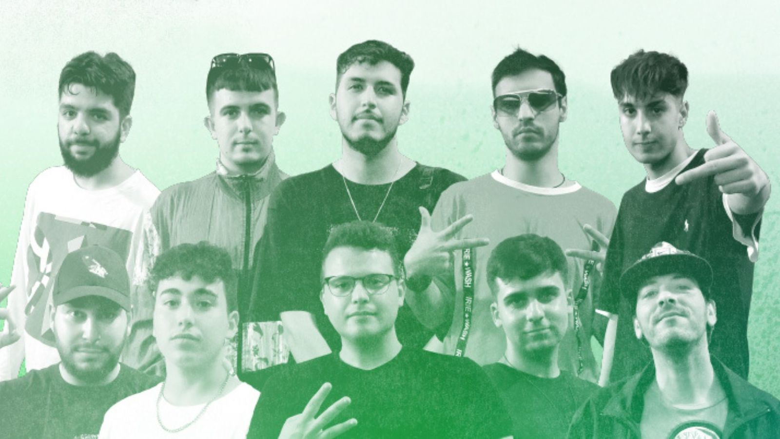 Cartel de Batalla de Gallos en el Centro Comercial La Sierra