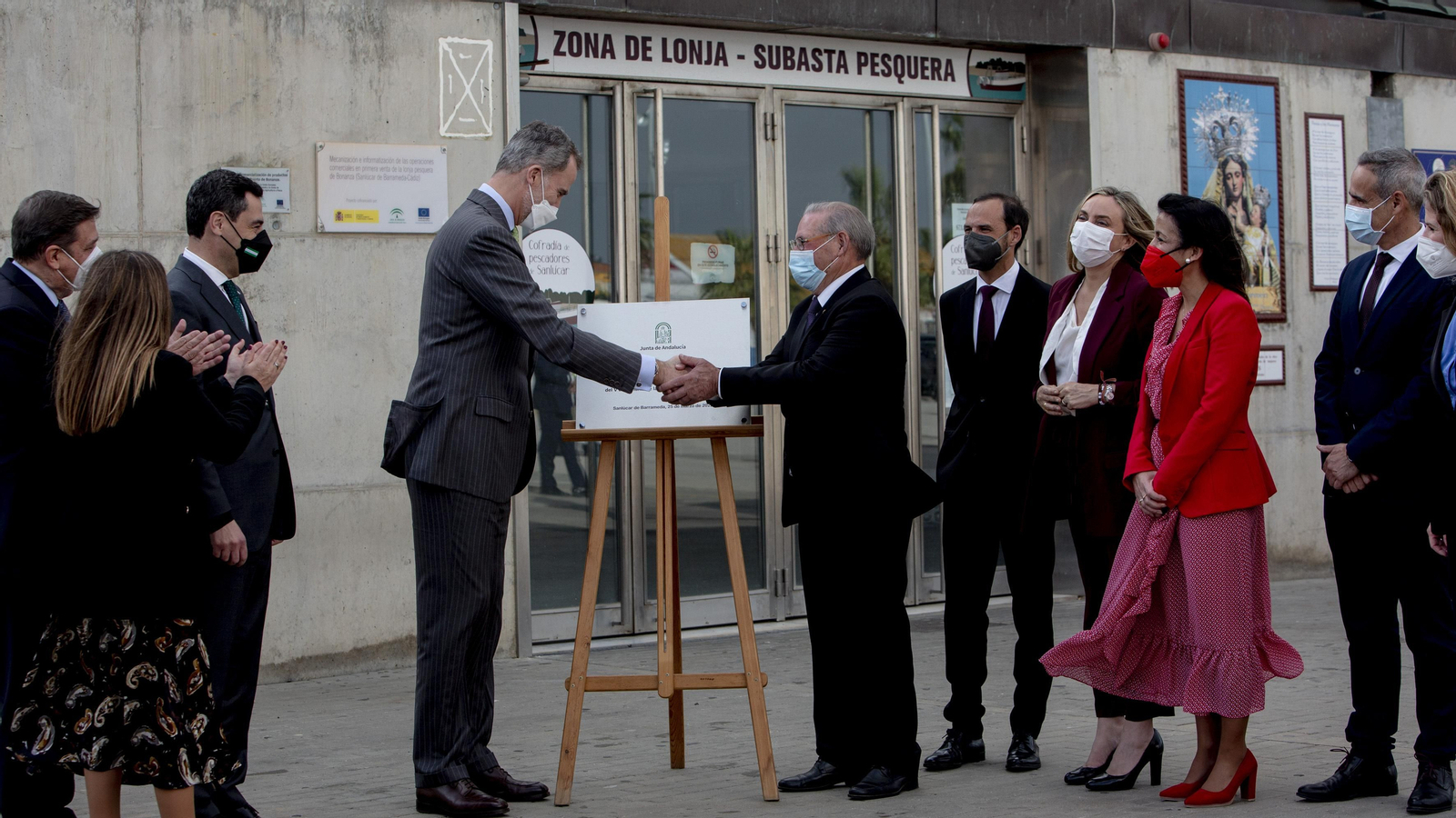La visita del Rey Felipe VI a Sanlúcar, en imágenes