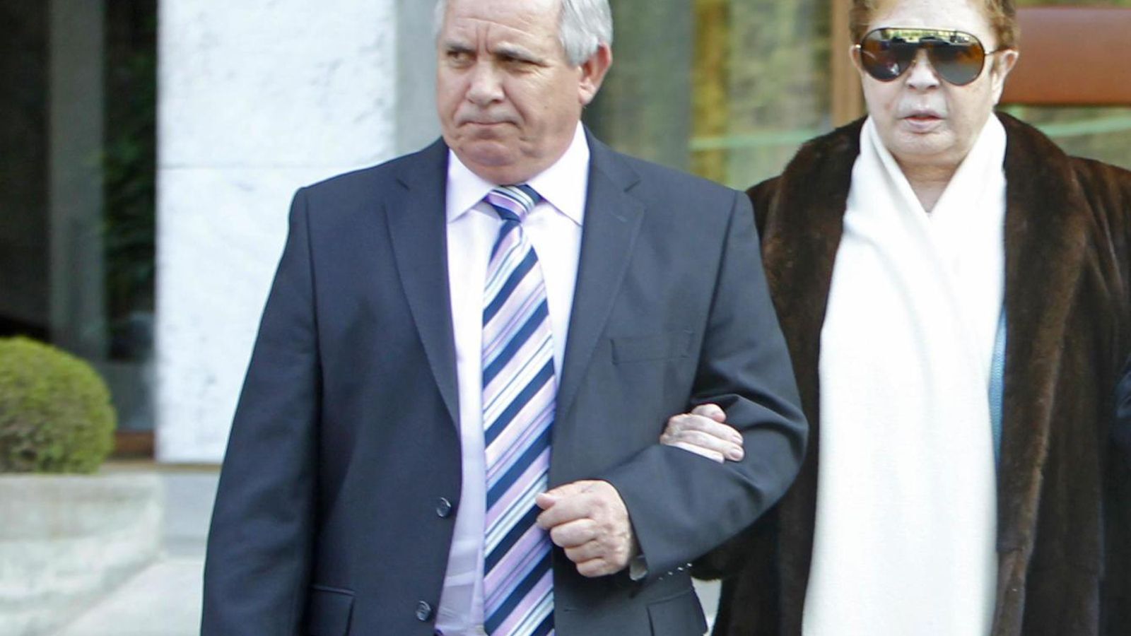 La actriz, con Daniel Pontes, al que dejó su patrimonio.