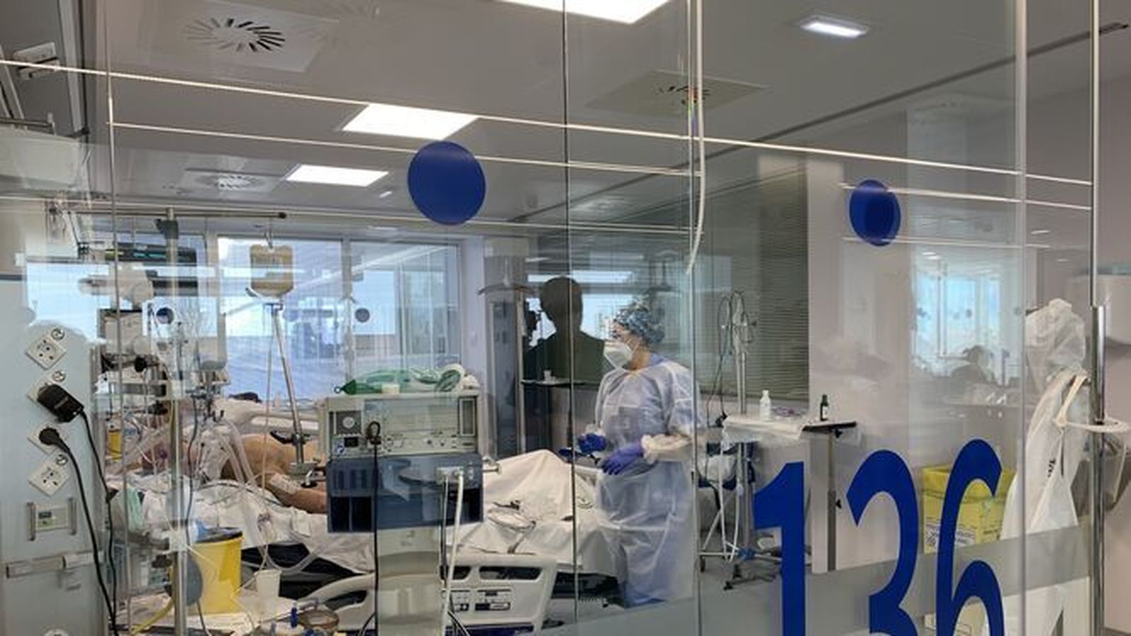 UCI del Clínico de Málaga.