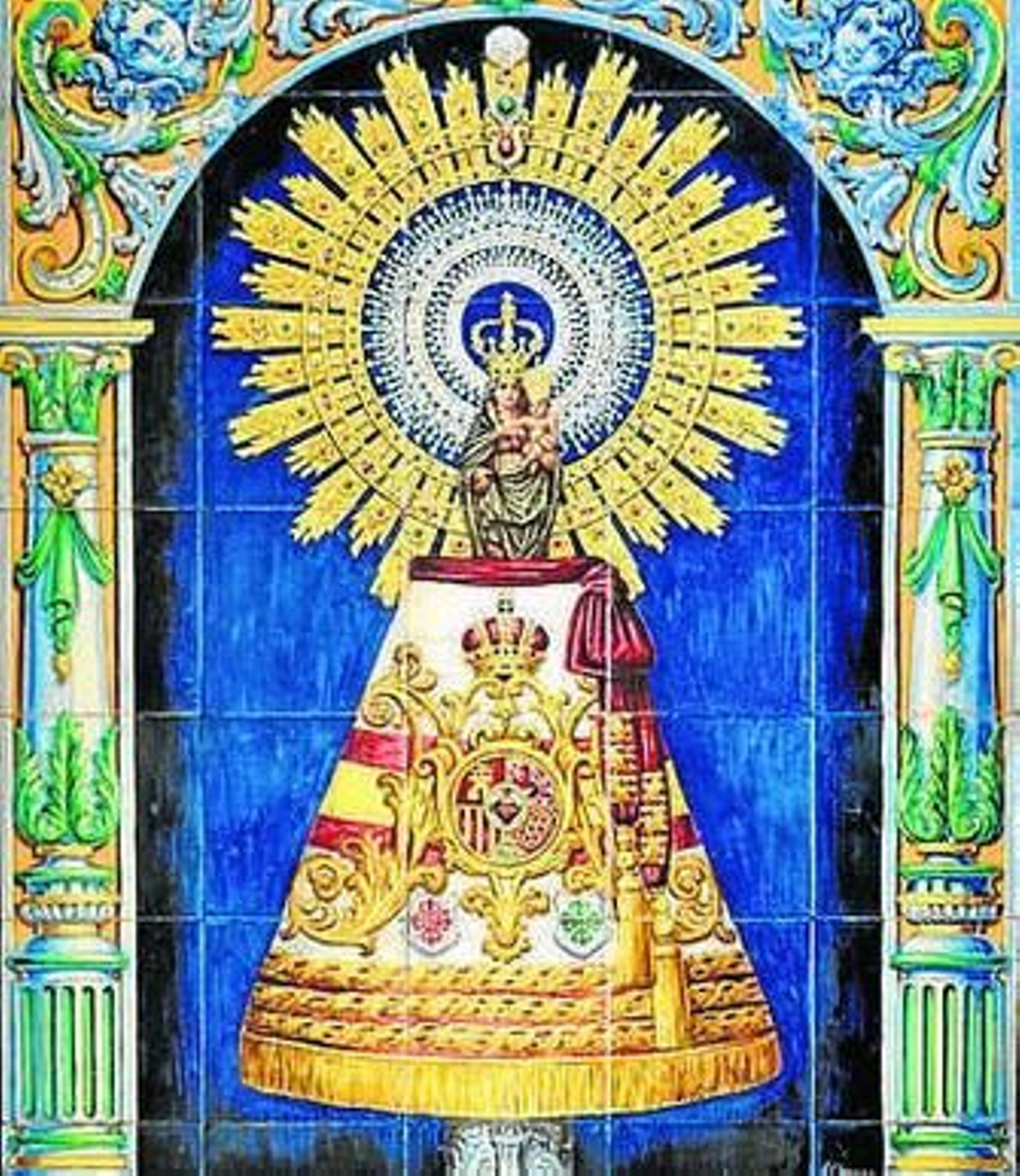 El retablo ceramico.