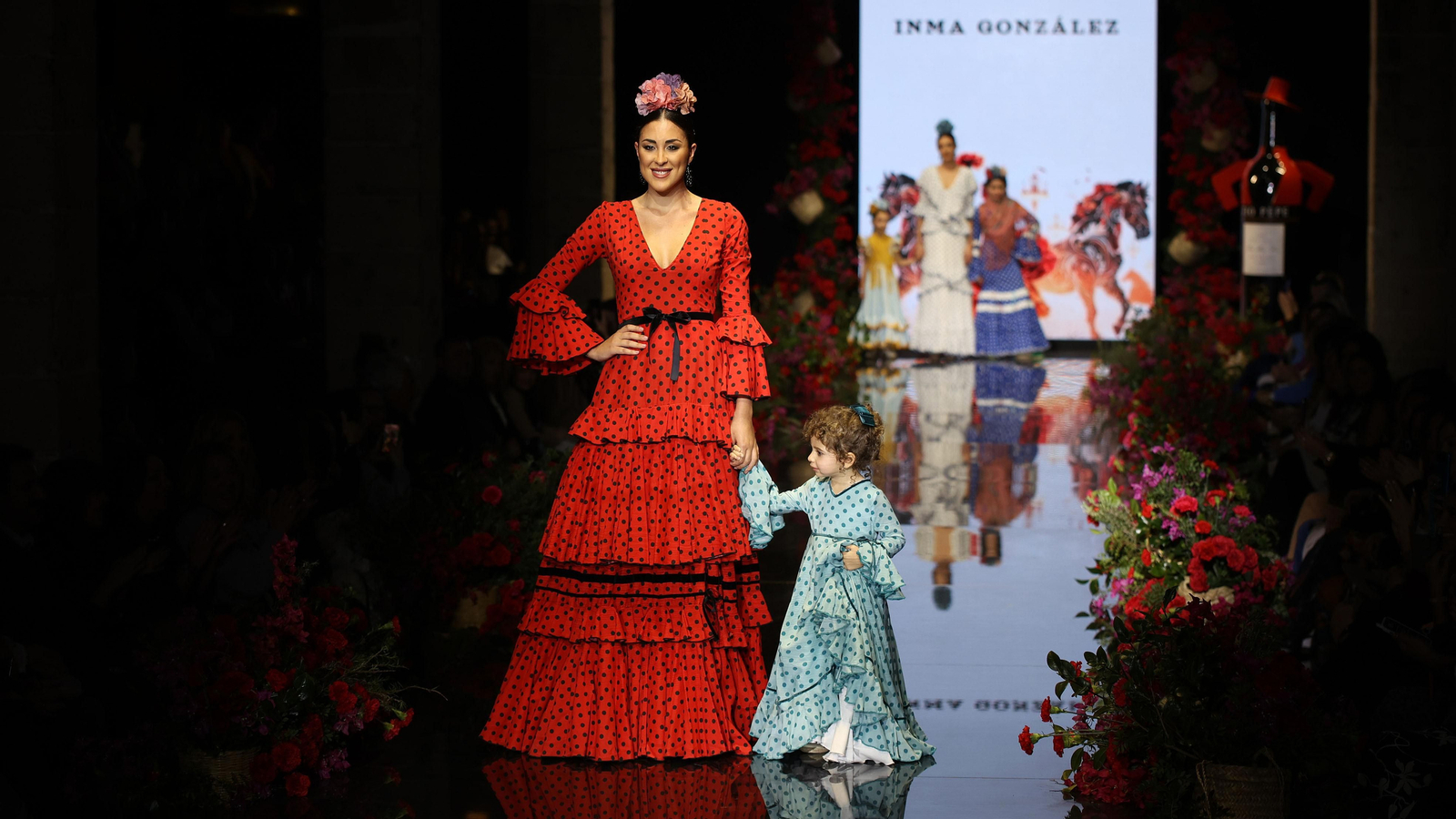 Desfile de Inmaculada González en la Pasarela Flamenca Tío Pepe Jerez 2024