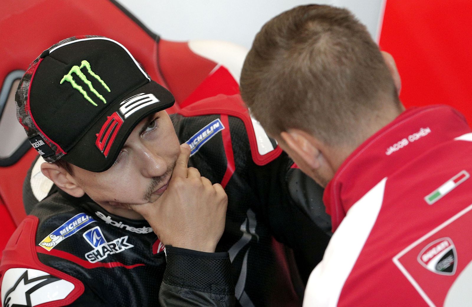 Las imágenes de Lorenzo con su nueva Ducati