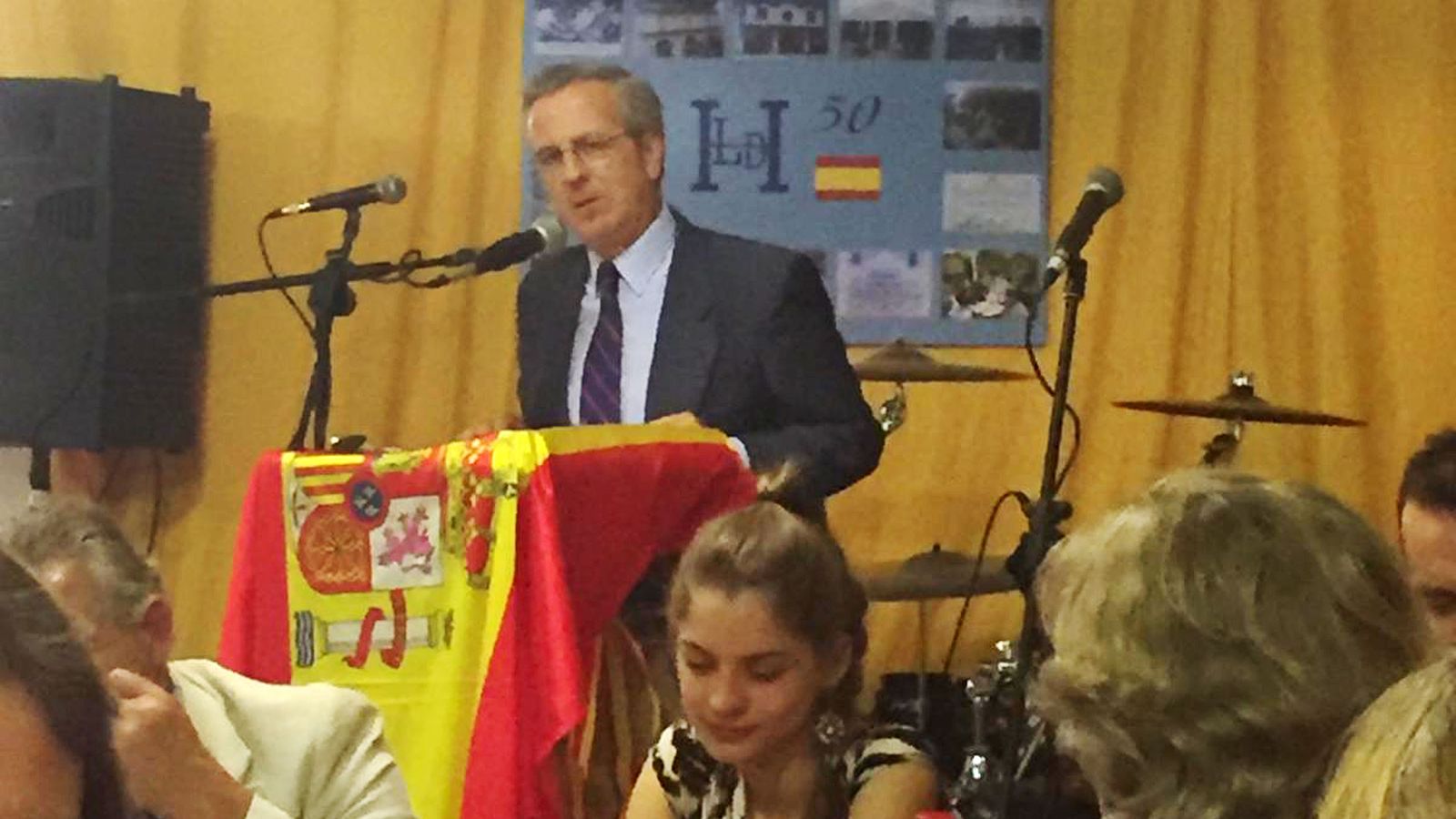 Fito Carreto fue el encargado de dirigir el discurso durante la cena de gala.