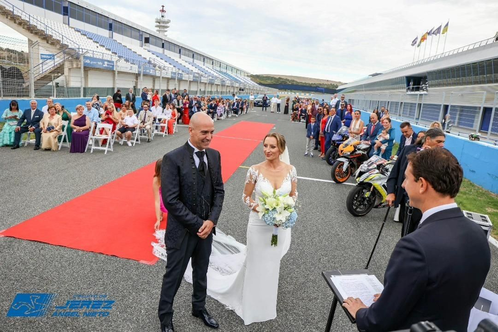 Boda motera en el Circuito de Jerez Boda motera en el Circuito de Jerez