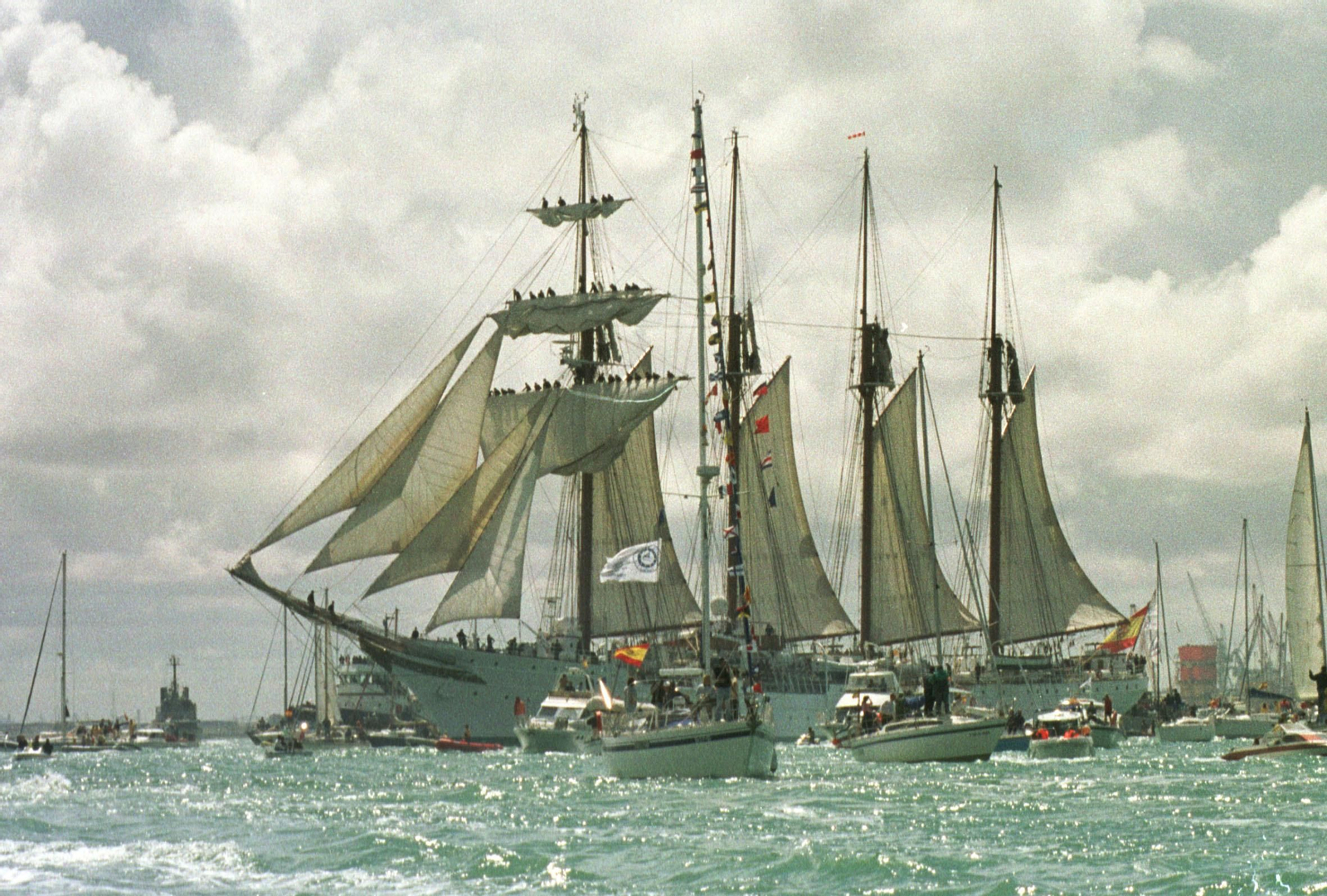 Imágenes de las grandes regatas que ha acogido Cádiz