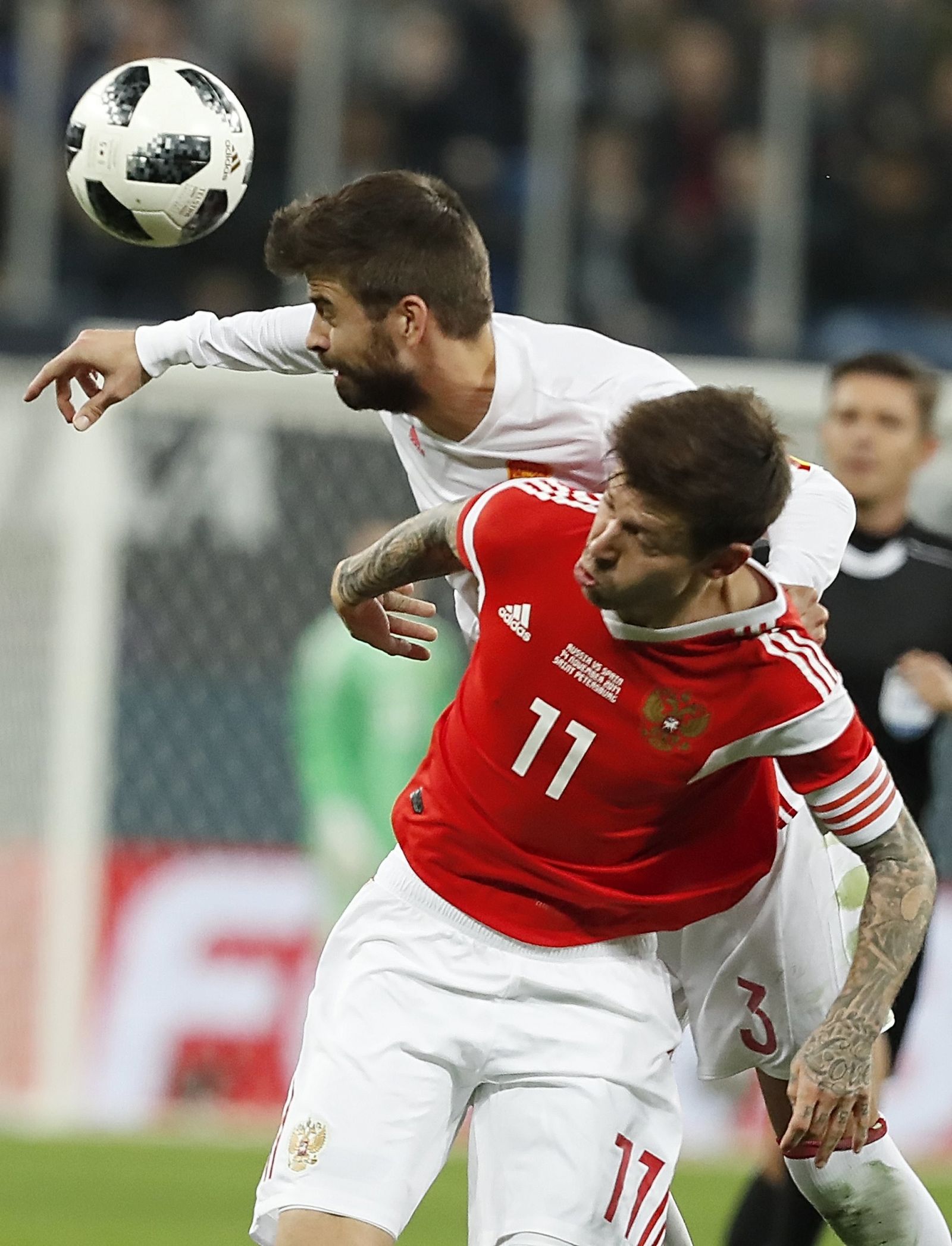 La galería del amistoso Rusia-España