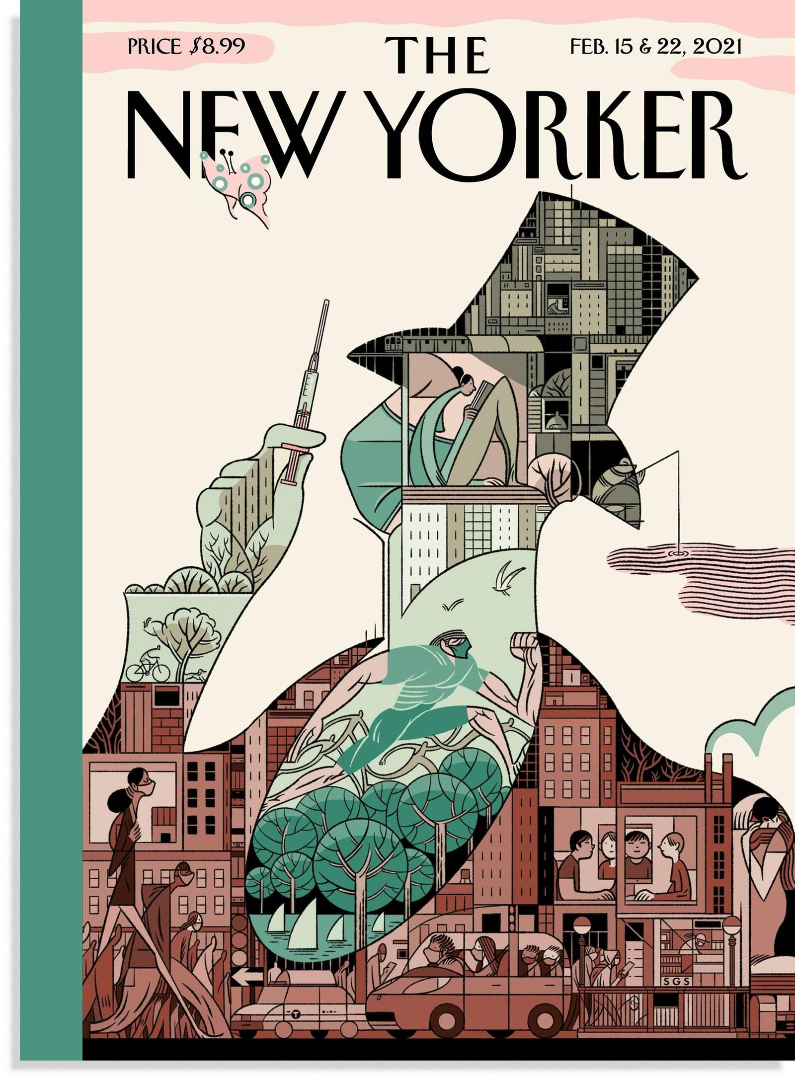 Portada de Sergio Sánchez para The New Yorker Portada de Sergio Sánchez para The New Yorker