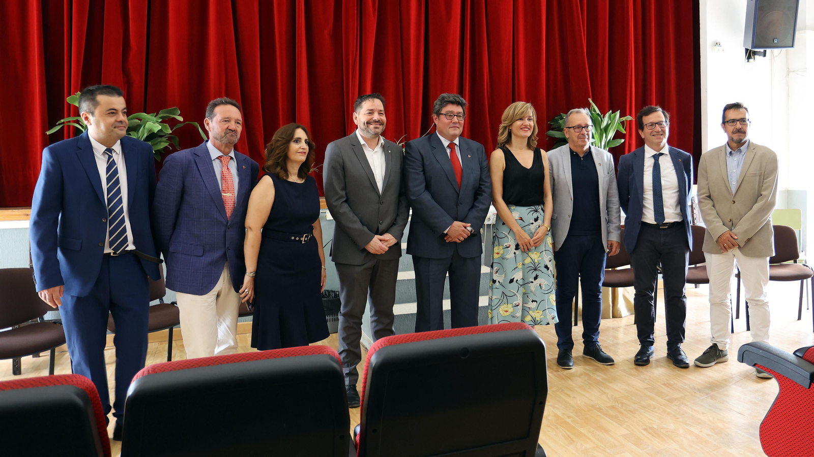 La ministra Pilar Alegría en el IES Coloma de Jerez