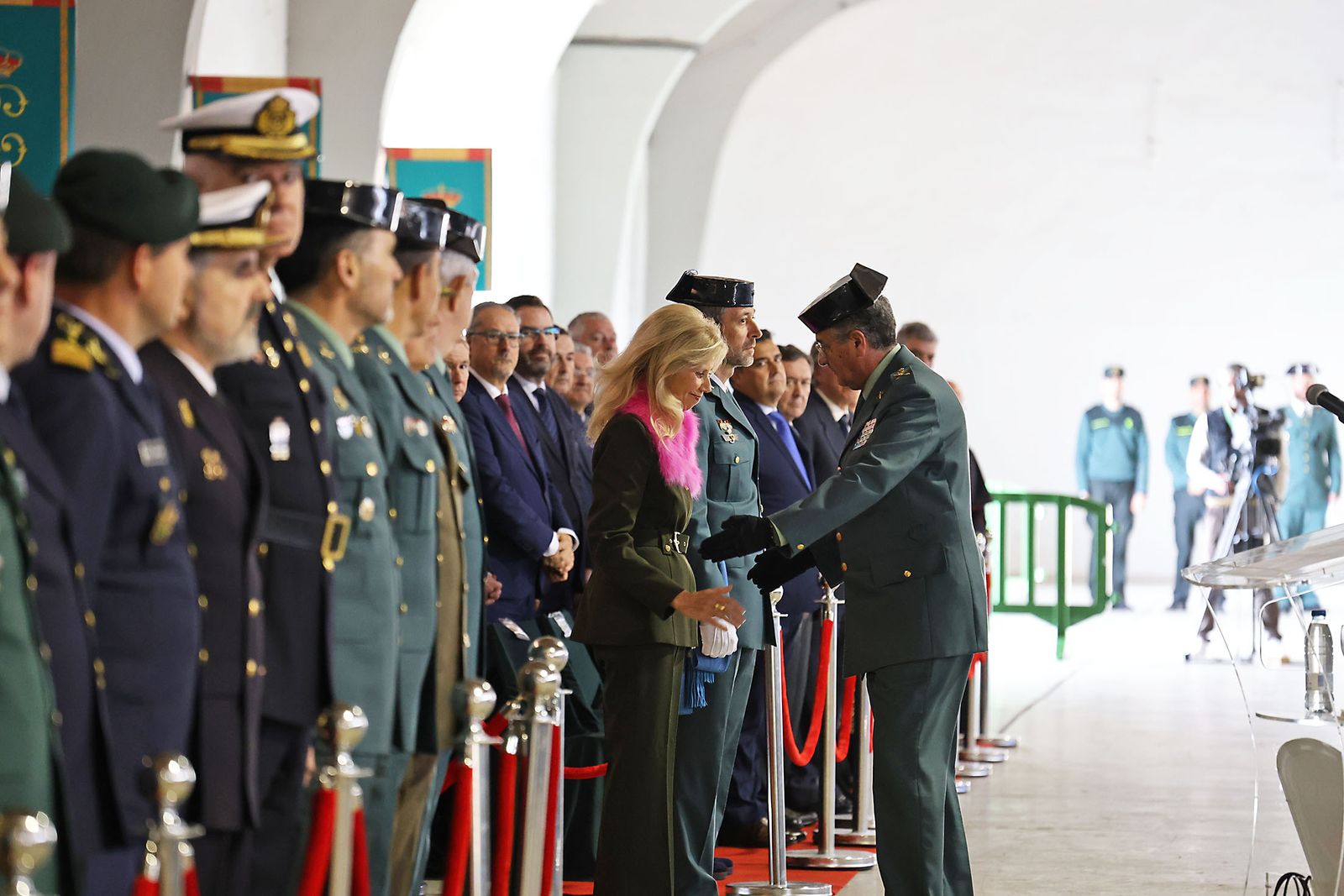 Imágenes de la jura del cargo de Julio Serrano Checa como Jefe de la Comandancia de la Guardia Civil de Huelva