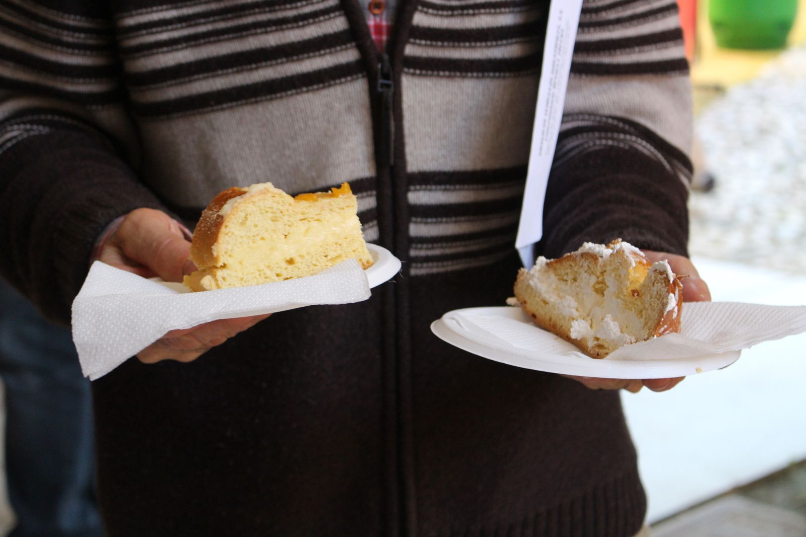 El roscón de Reyes gigante y solidario de Lucena, en fotografías