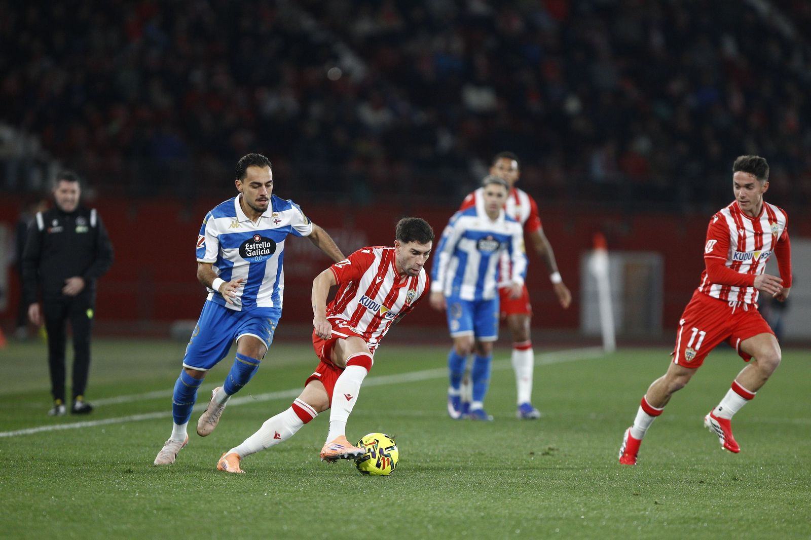 Las fotos del partido U.D. Almería - Deportivo de La Coruña