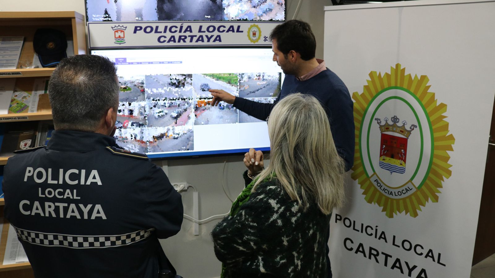 Cámaras de vigilancia instaladas en Cartaya.