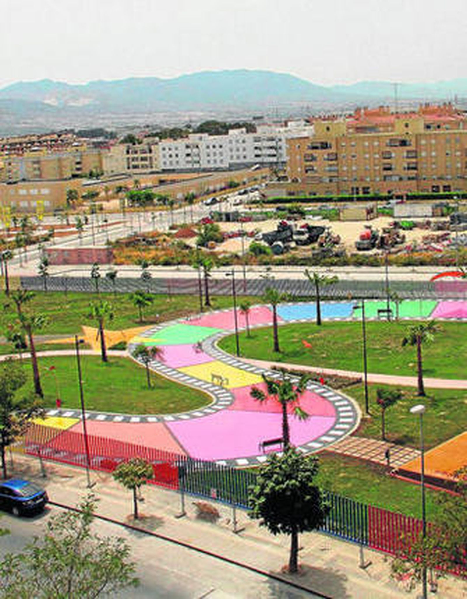 Un parque 'de cine' en Teatinos