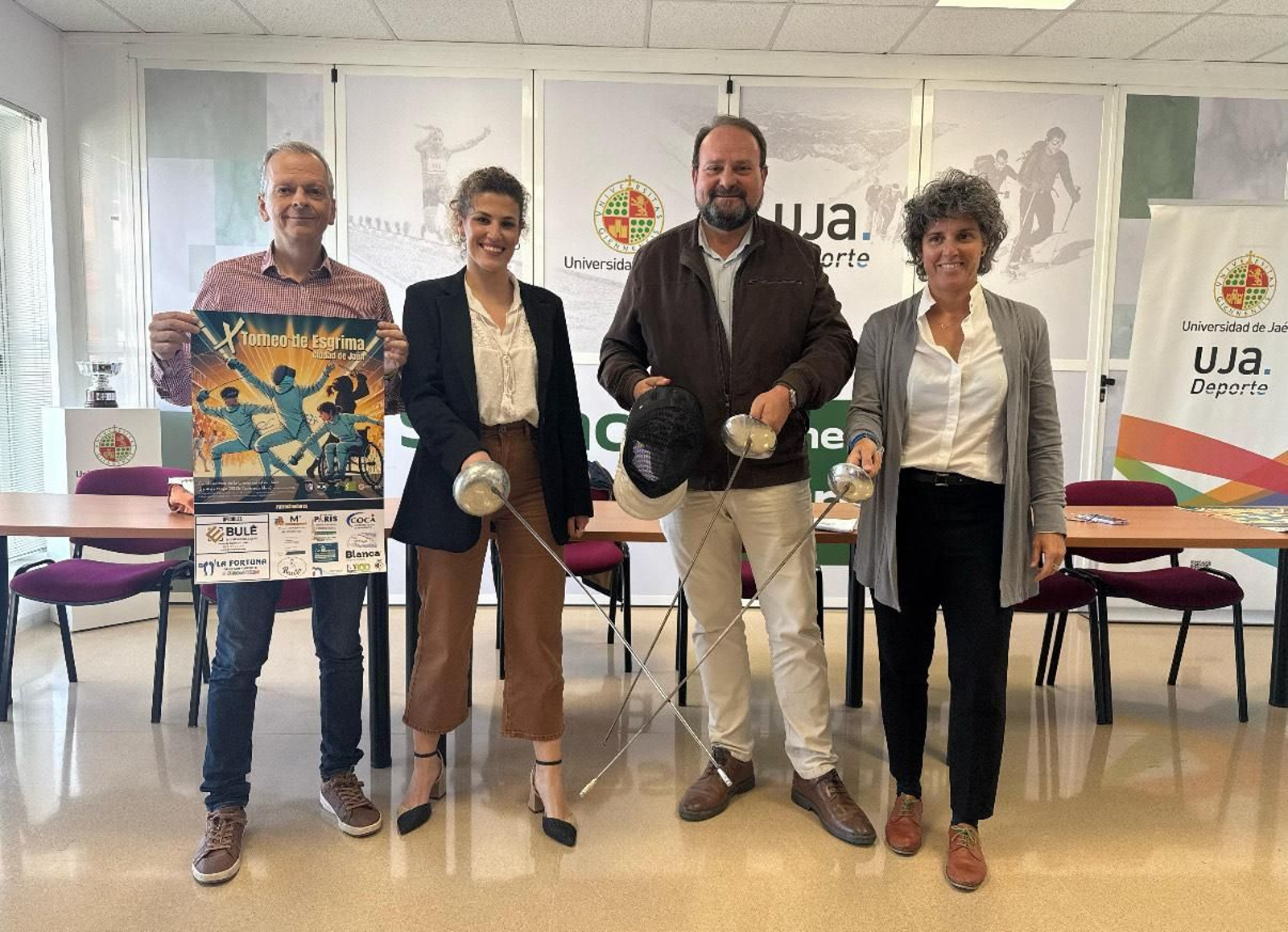 Juan David Blanco, Beatriz López, Juan de Dios Carazo y Gema Torres, en la presentación del evento. Juan David Blanco, Beatriz López, Juan de Dios Carazo y Gema Torres, en la presentación del evento.