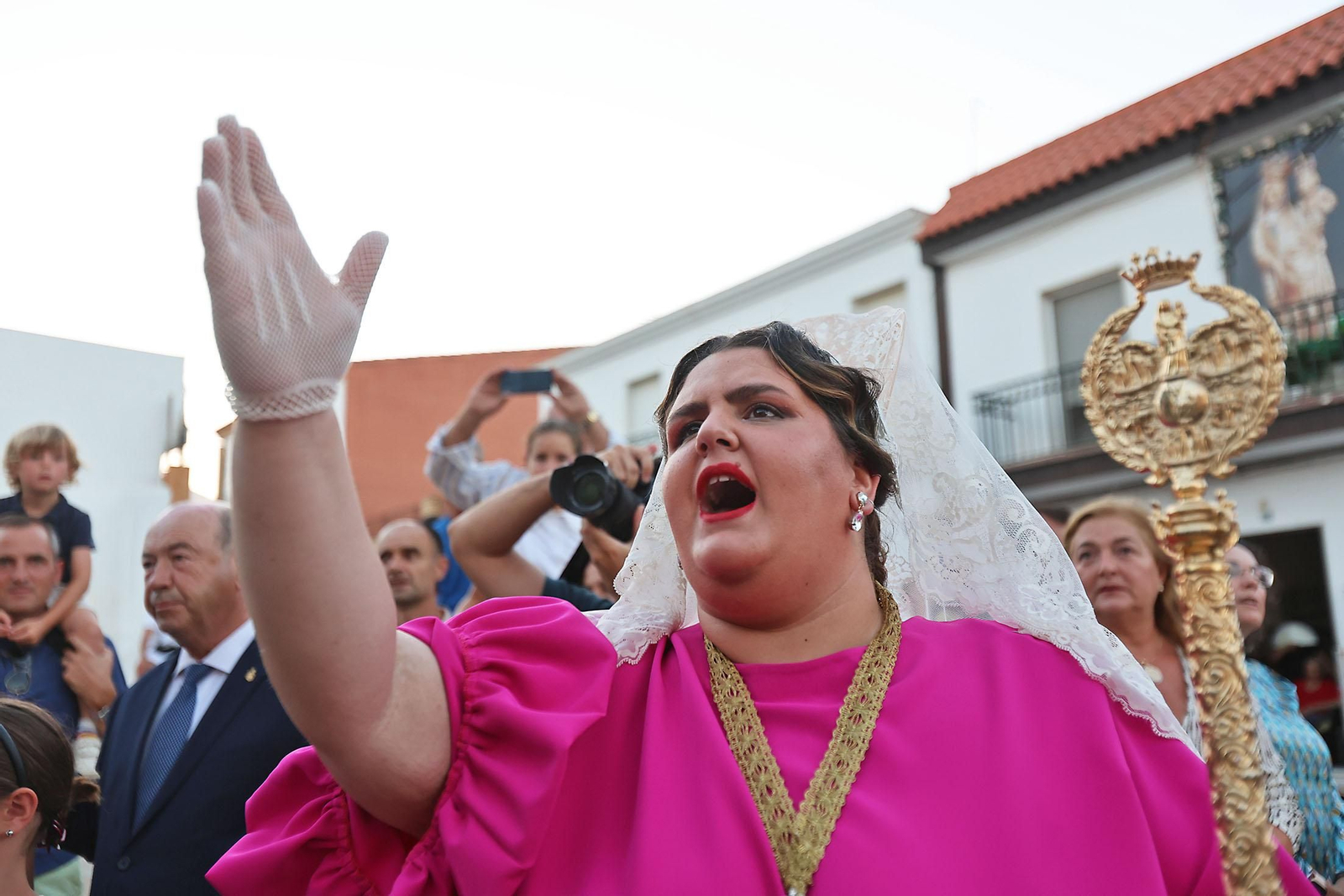 Imágenes de la procesión de Nuestra Señora de los Milagros en Palos de la Frontera Imágenes de la procesión de Nuestra Señora de los Milagros en Palos de la Frontera