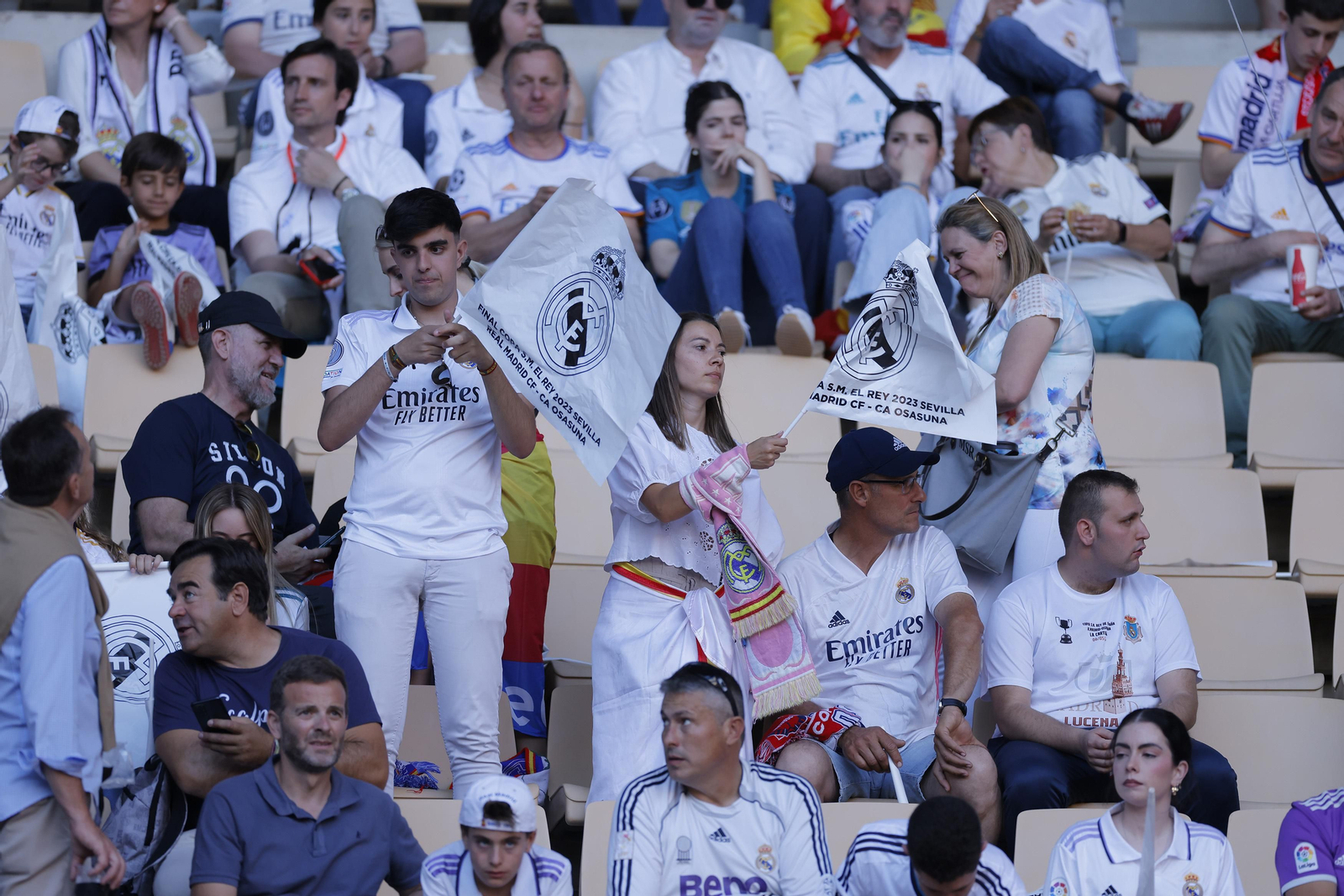 Búscate en las fotos de la final de la Copa del Rey entre el Madrid y el Osasuna