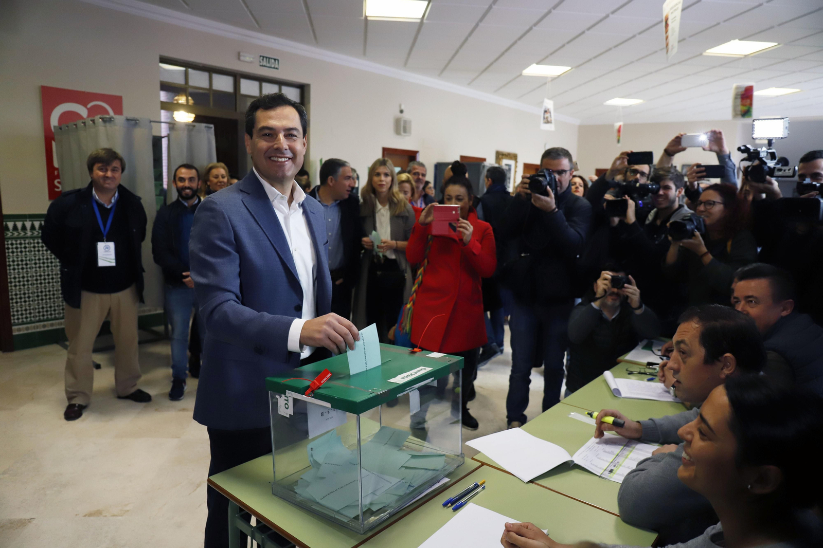 Las imágenes de las elecciones andaluzas 2018