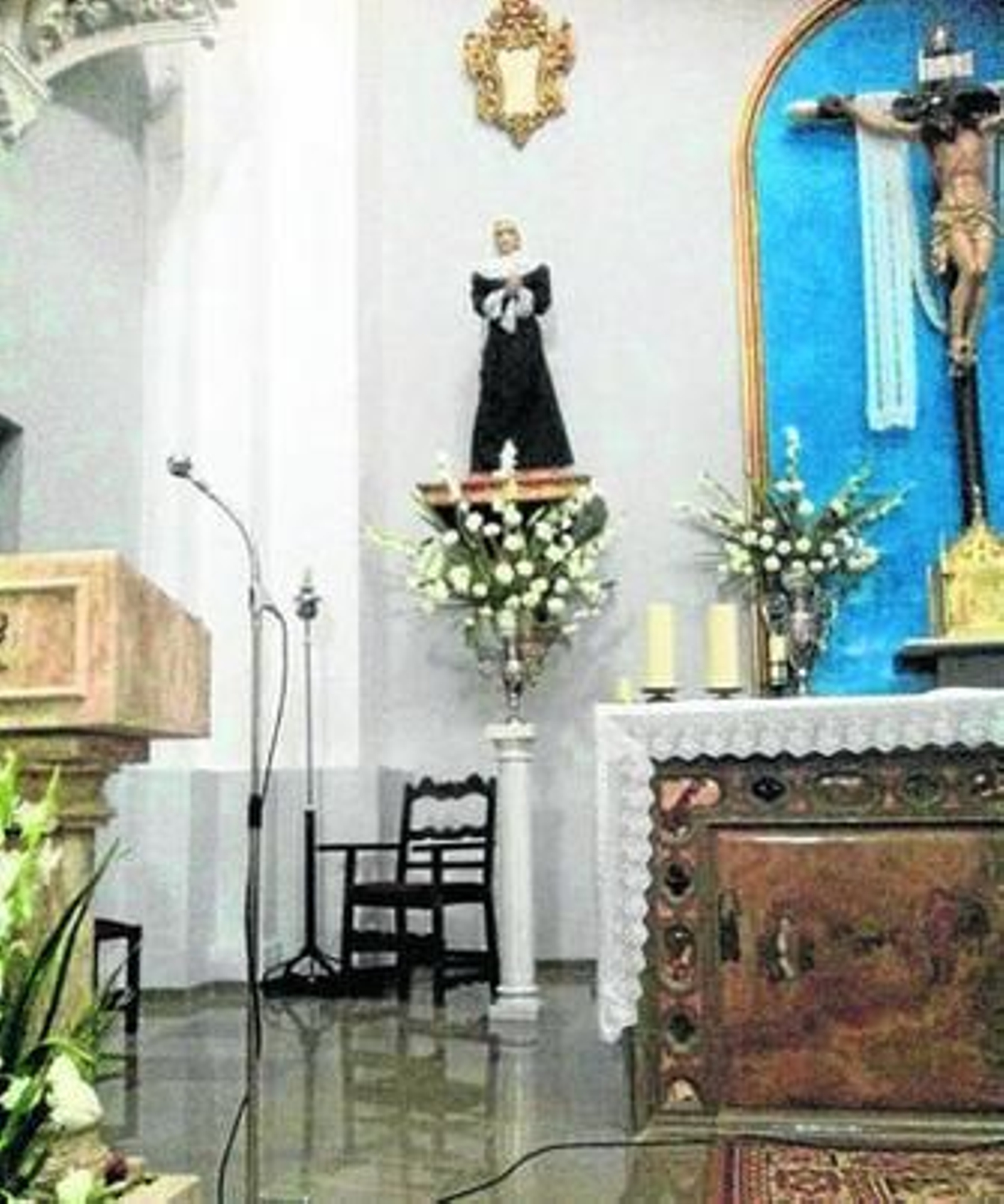 Los objetos robados de la iglesia aún no se han recuperado.